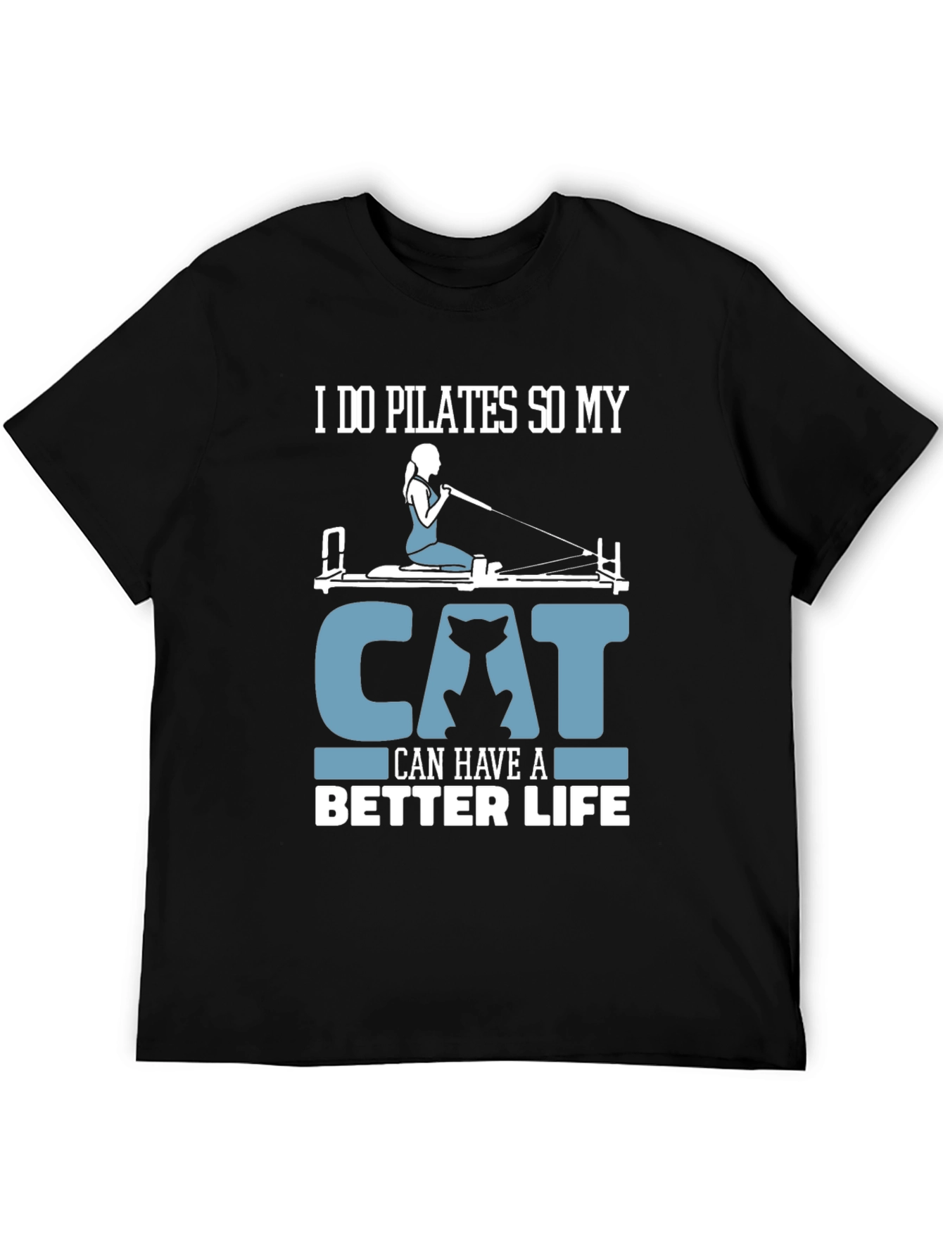 Pilates Cat Lover T-Shirt - Better Life