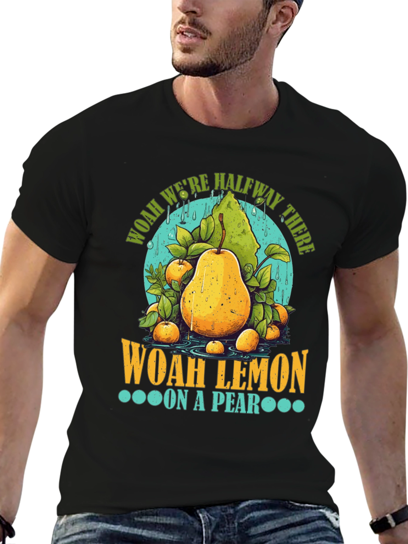 Woah Lemon on a Pear Graphic T-Shirt