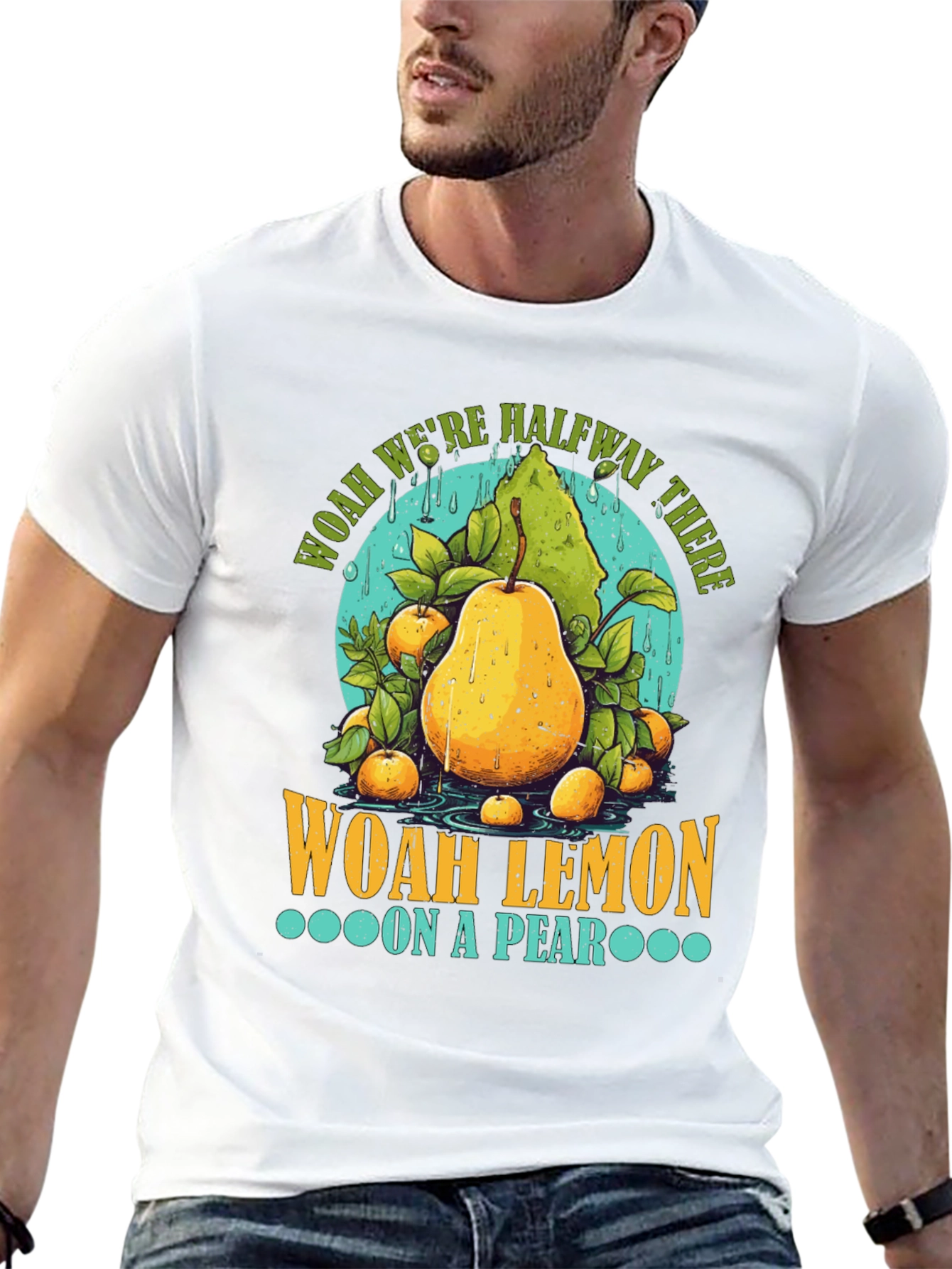 Woah Lemon on a Pear Graphic T-Shirt