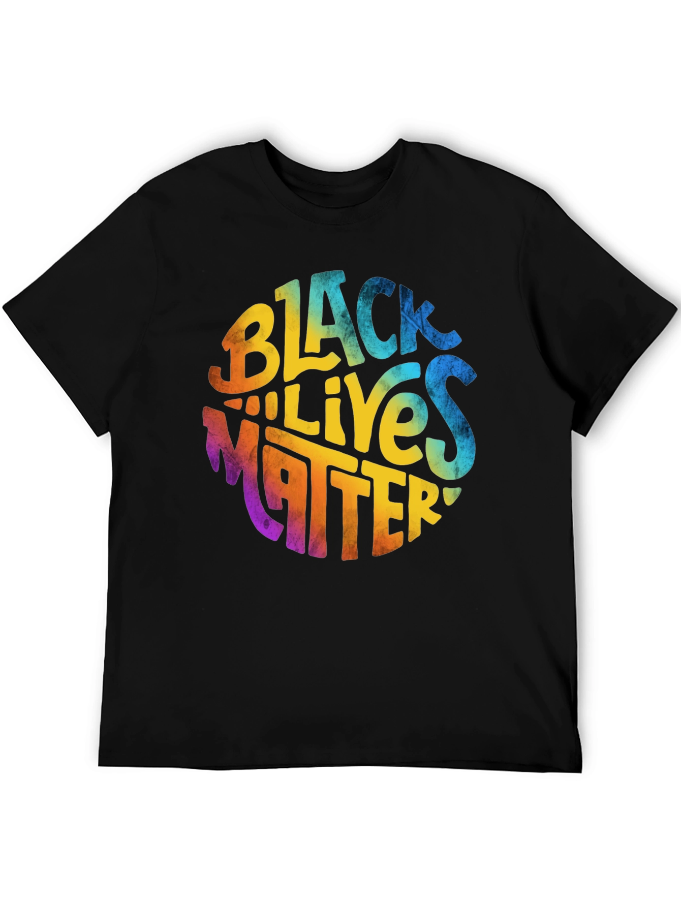Black Lives Matter Graphic Tee - Round Design