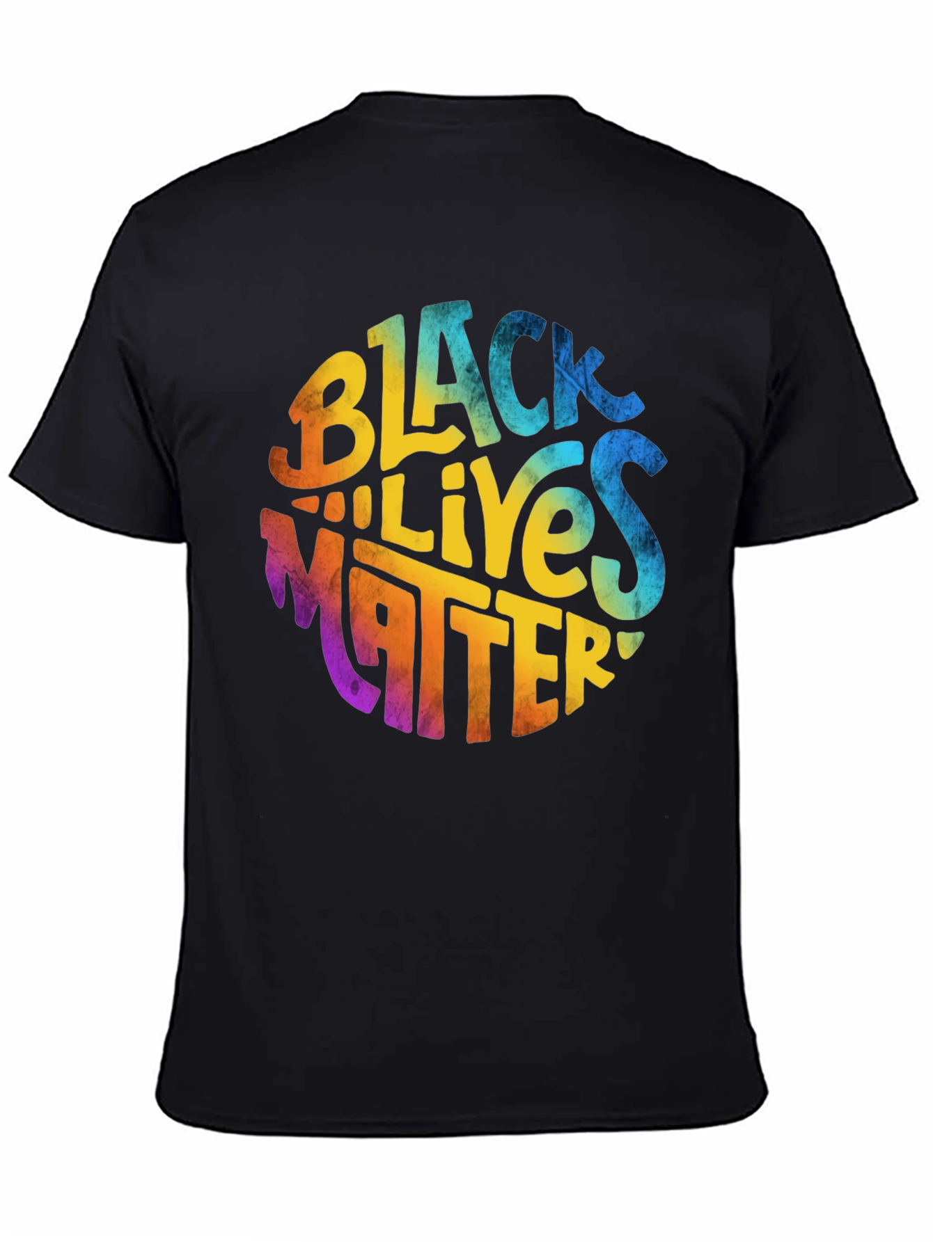 Black Lives Matter Graphic Tee - Round Design