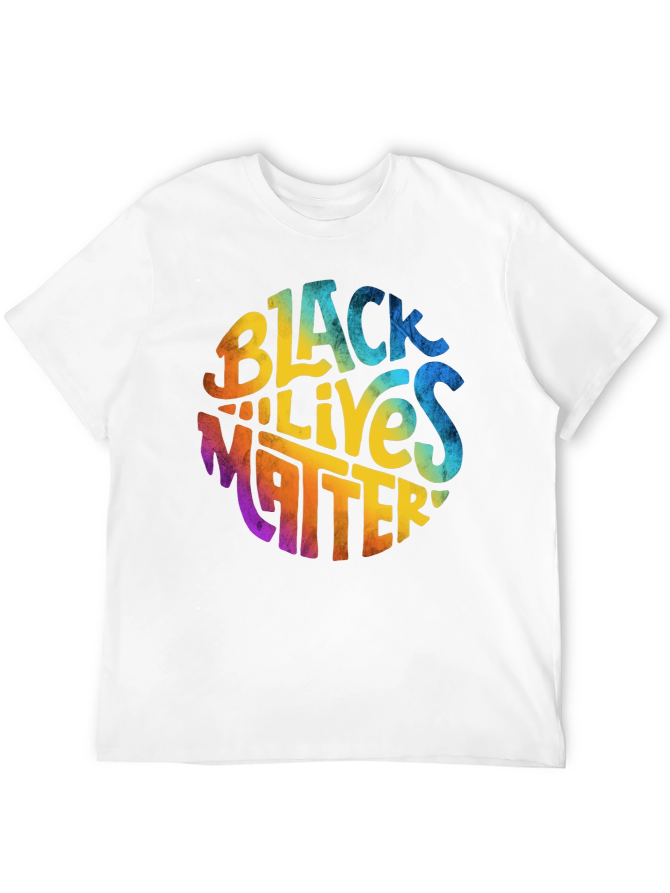 Black Lives Matter Graphic Tee - Round Design