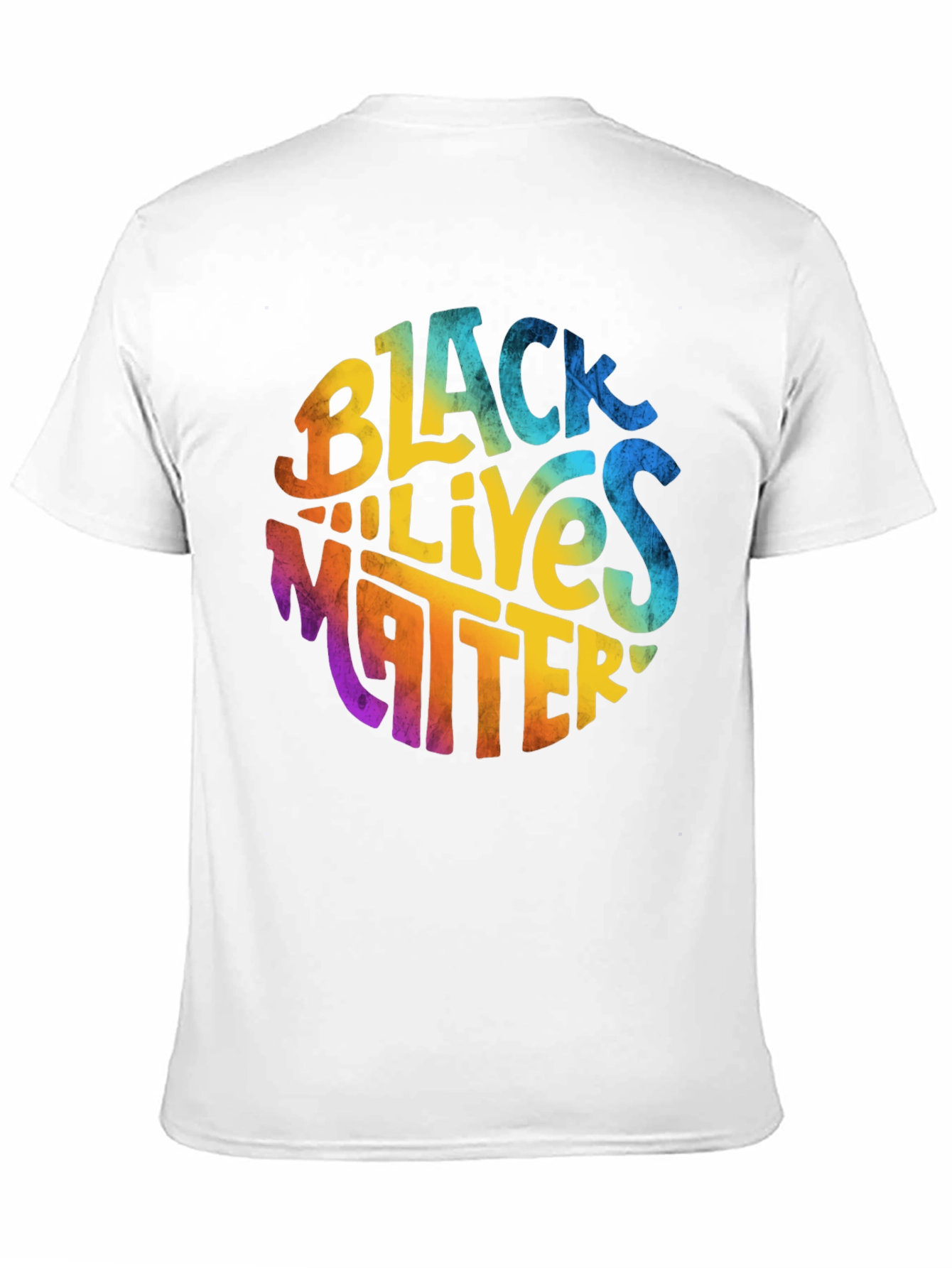 Black Lives Matter Graphic Tee - Round Design
