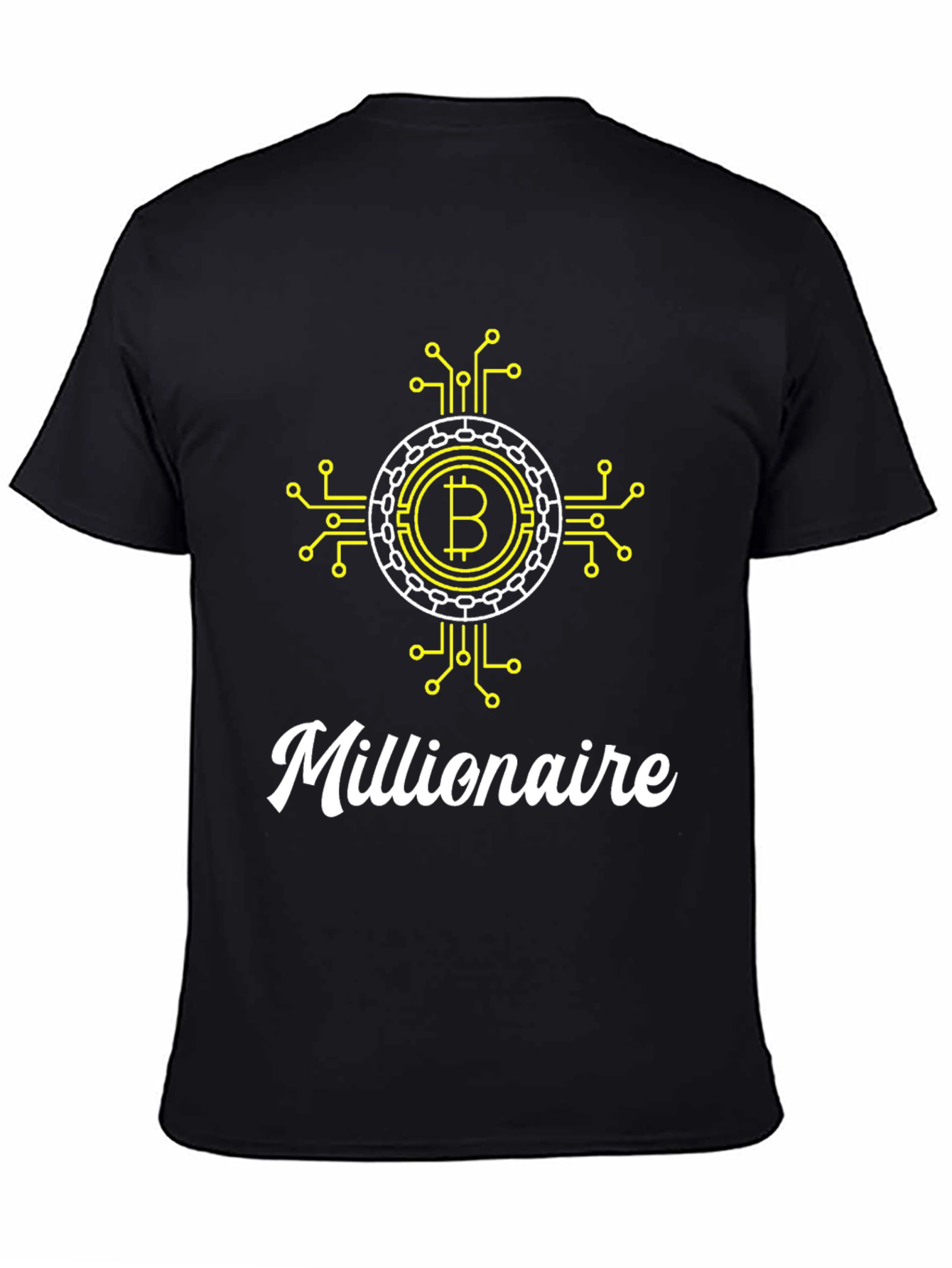 Bitcoin Millionaire Black T-Shirt