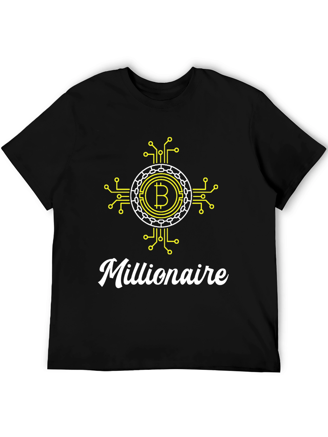 Bitcoin Millionaire Black T-Shirt
