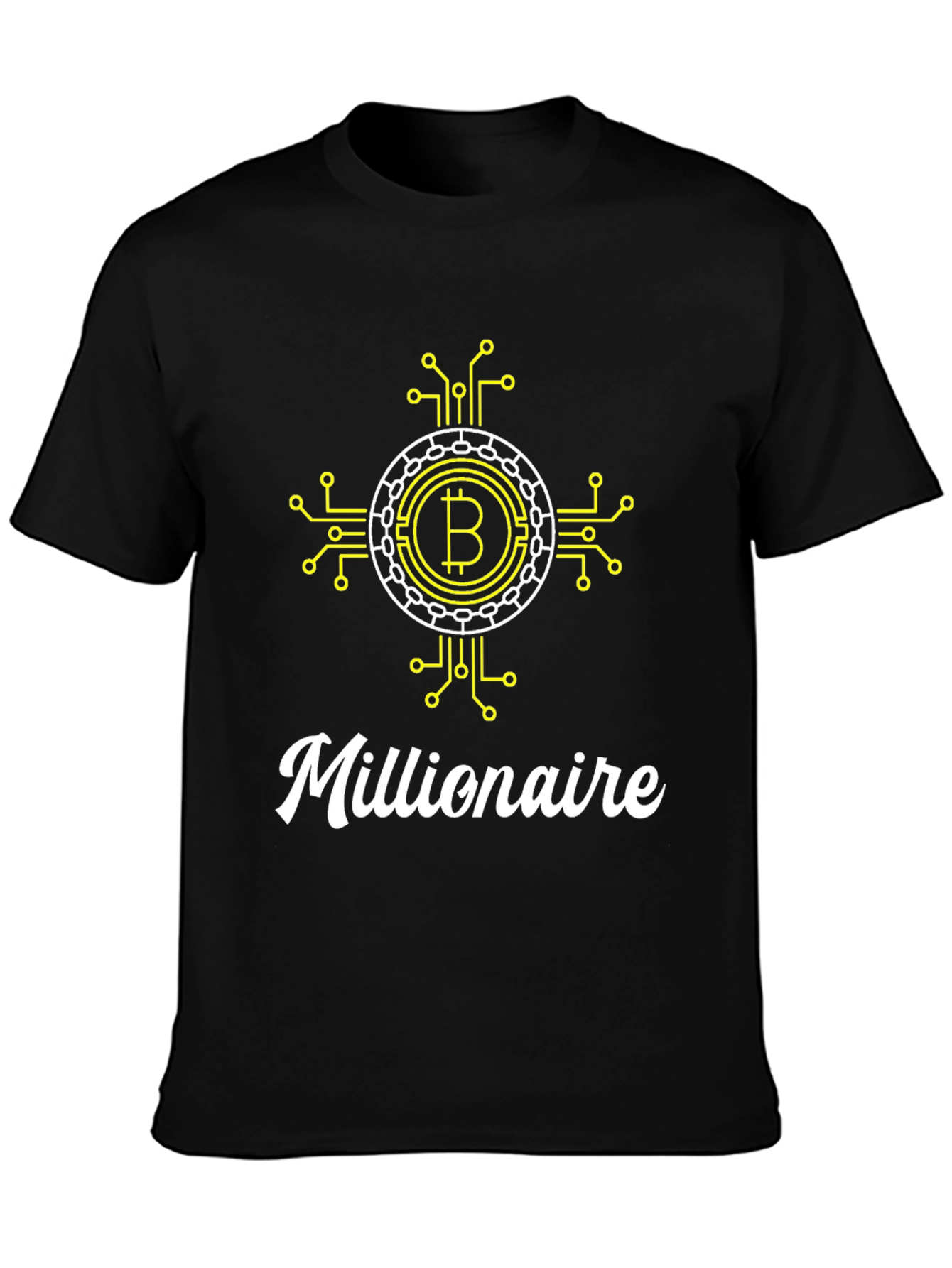 Bitcoin Millionaire Black T-Shirt