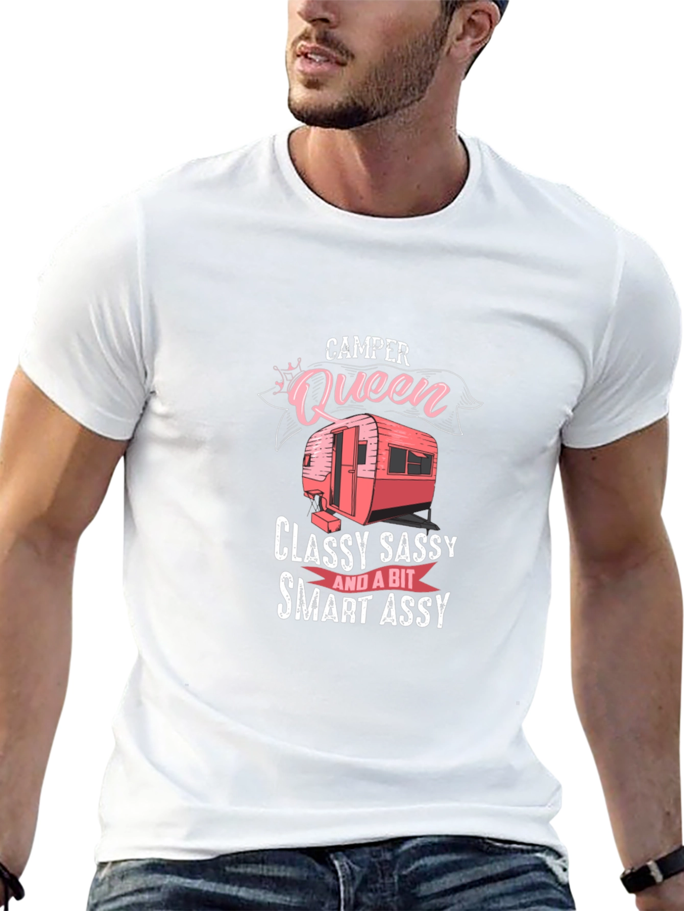 Camper Queen T-Shirt - Classy Sassy and Smart Assy