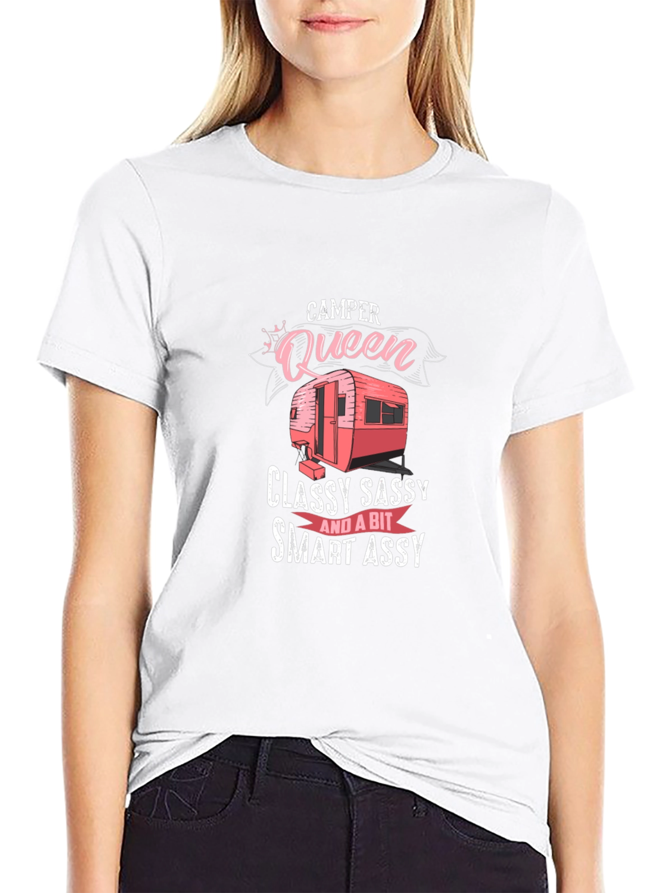 Camper Queen T-Shirt - Classy Sassy and Smart Assy