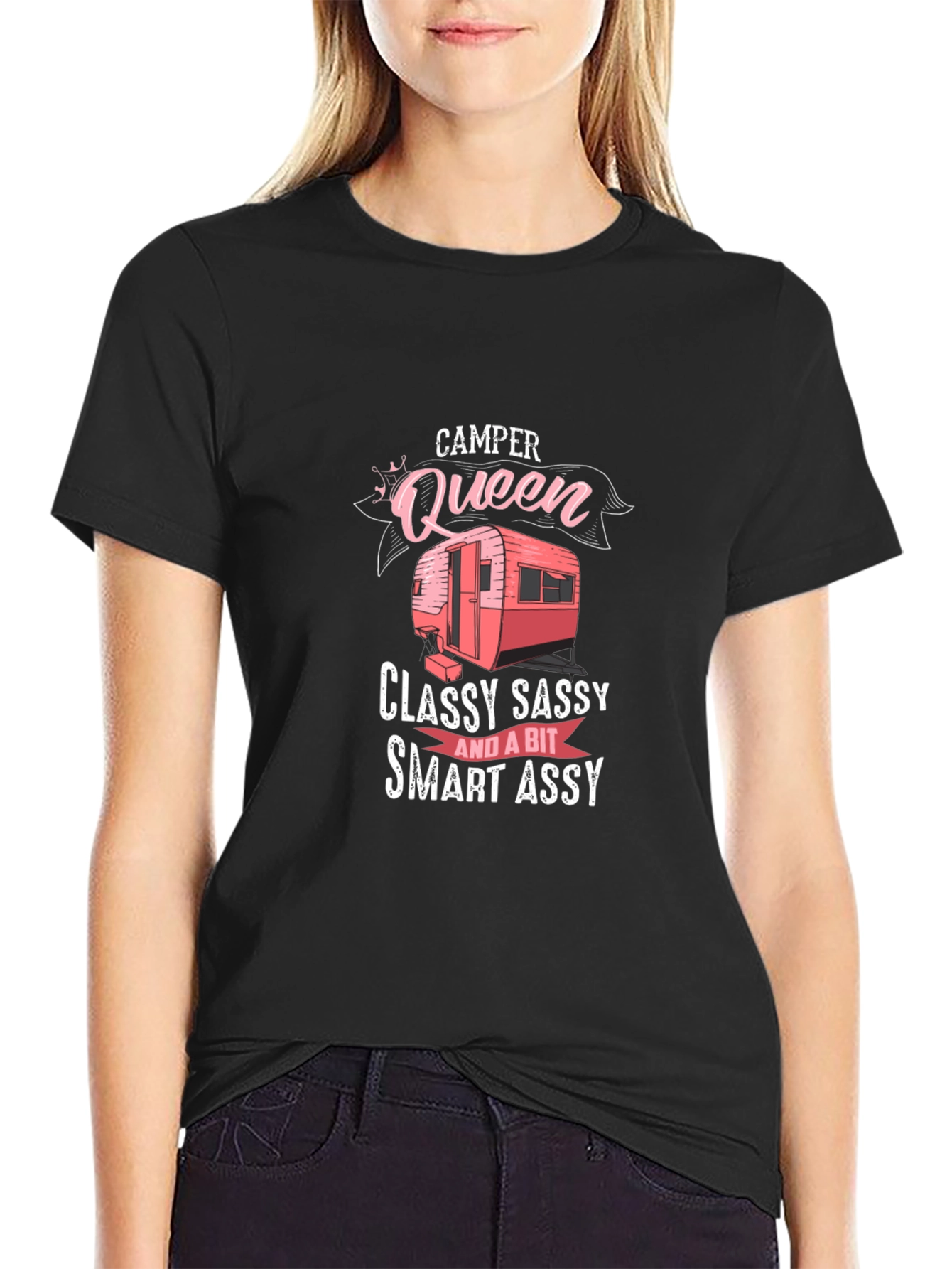 Camper Queen T-Shirt - Classy Sassy and Smart Assy