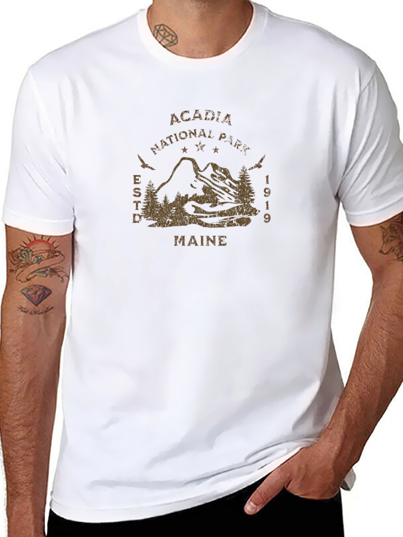 Acadia National Park T-Shirt - Maine - Est. 1919