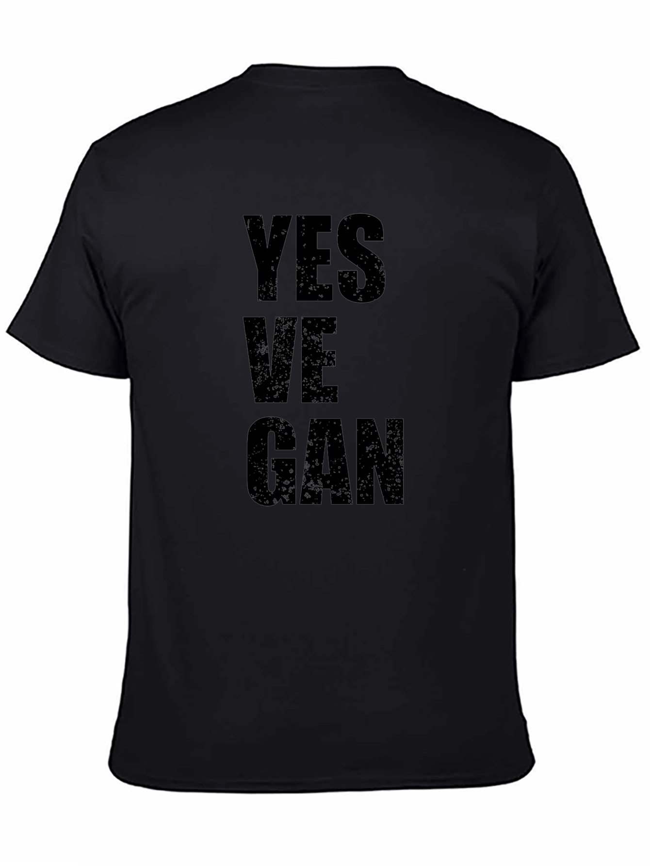 Yes Ve-GAN Black Graphic Tee