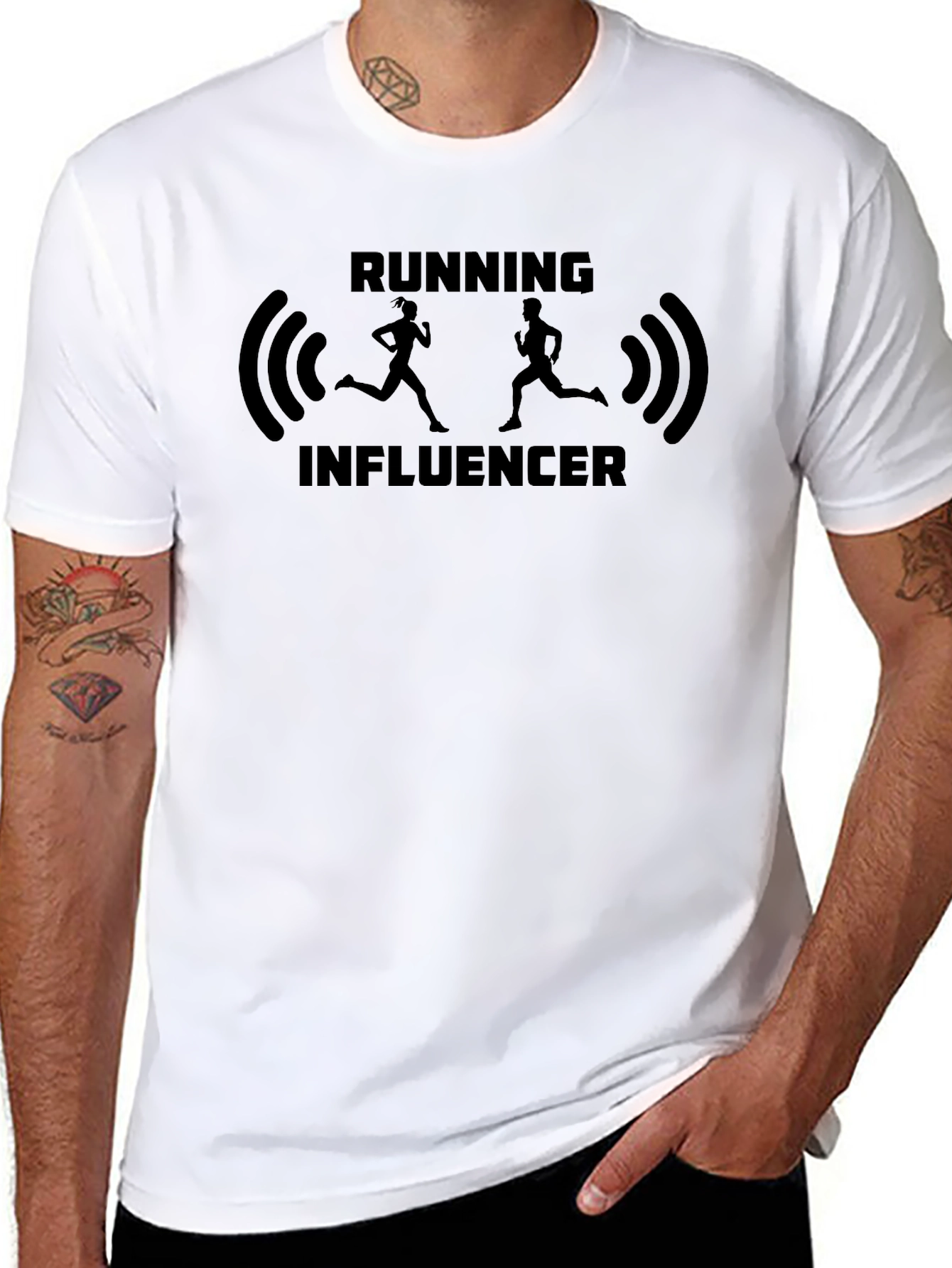 Running Influencer Graphic Tee