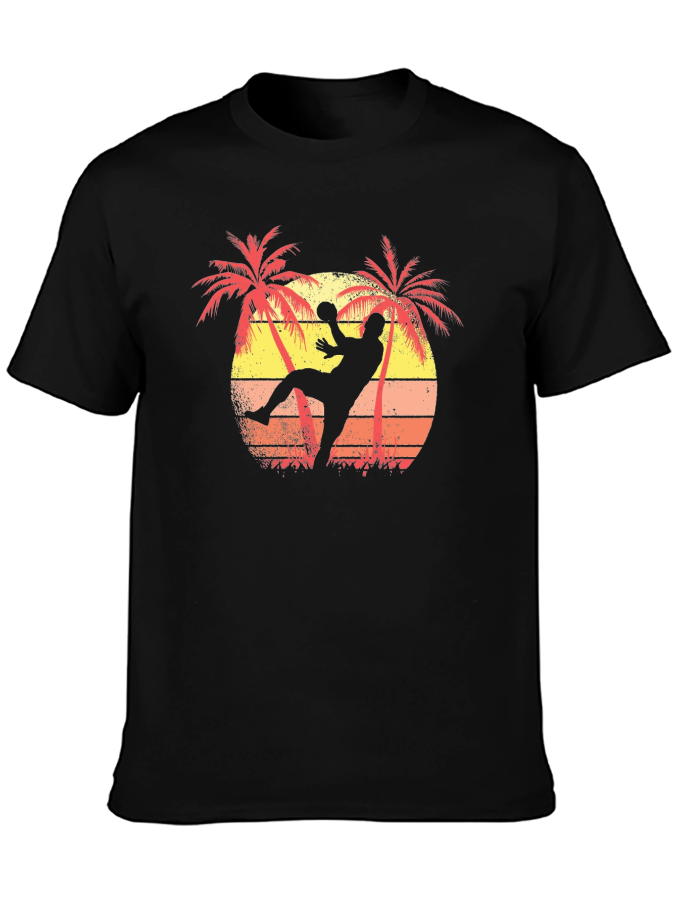 Tropical Handball Graphic T-Shirt