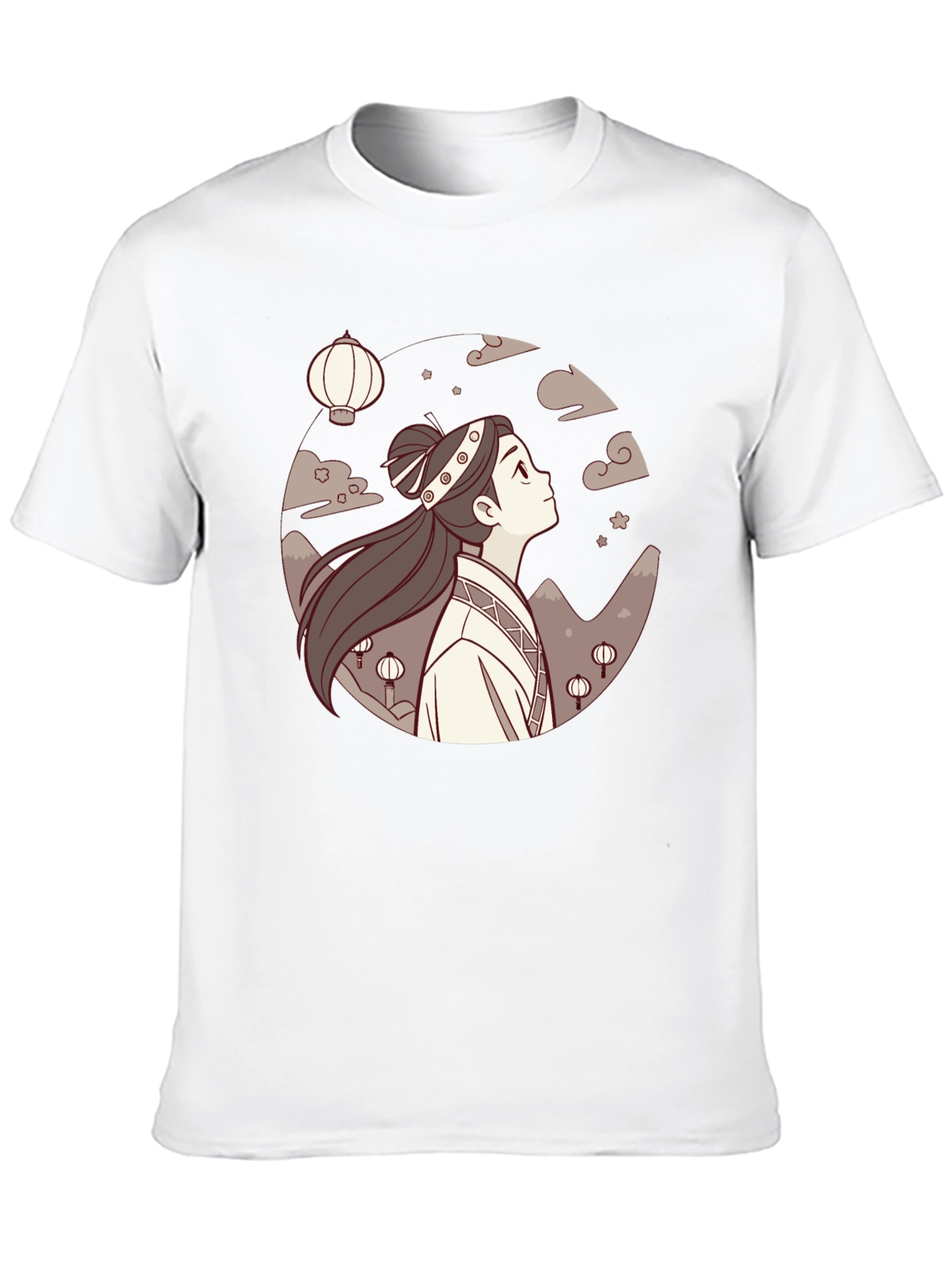 Anime Girl Lanterns Black T-Shirt