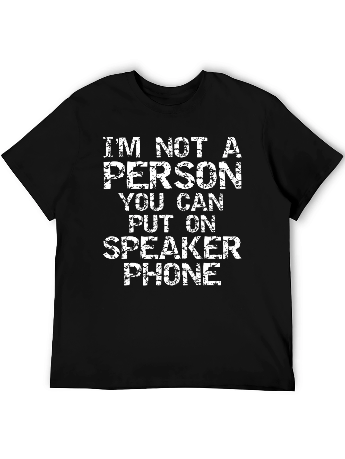 Speaker Phone T-Shirt - Sarcastic Humor Tee