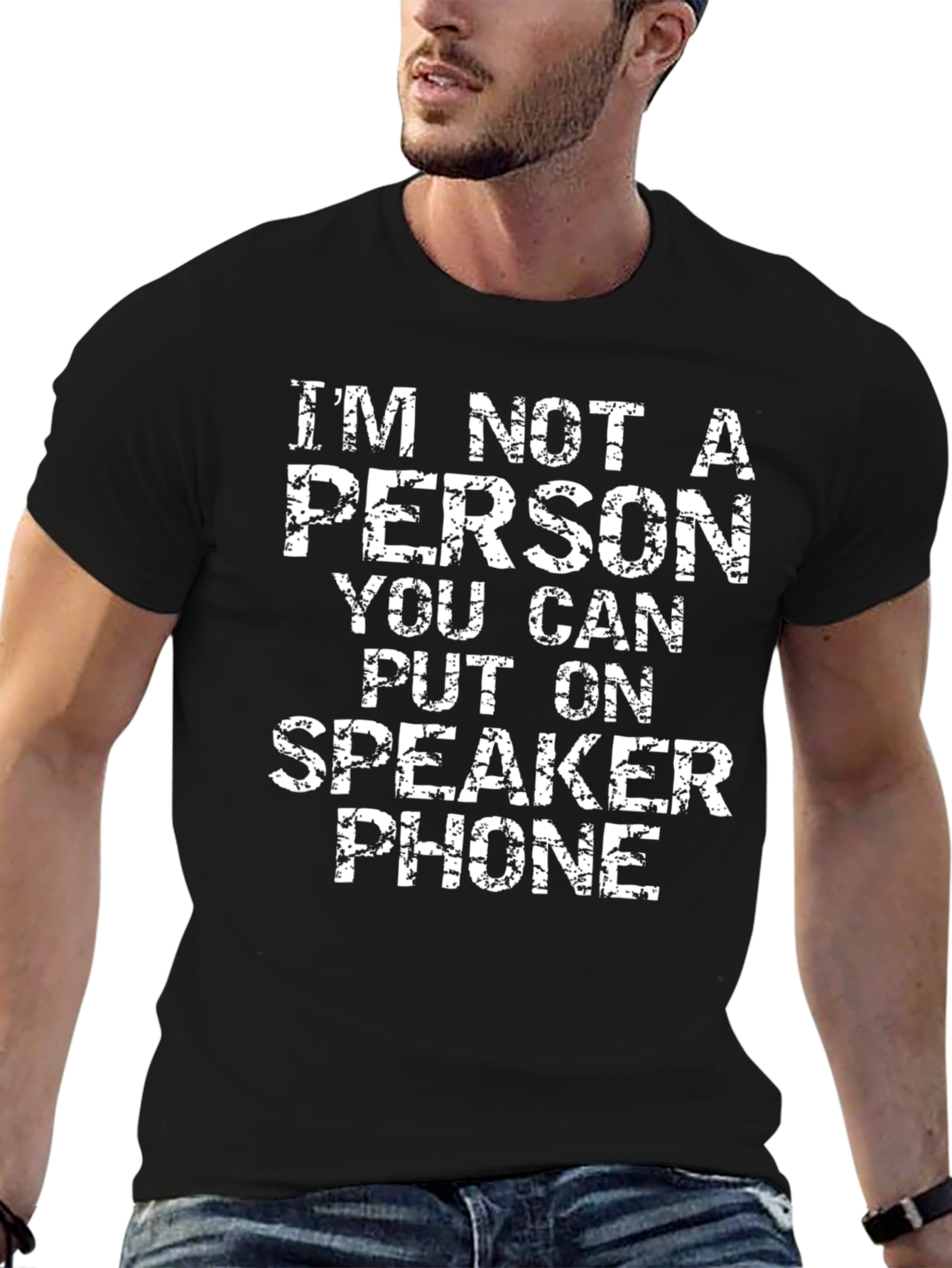 Speaker Phone T-Shirt - Sarcastic Humor Tee