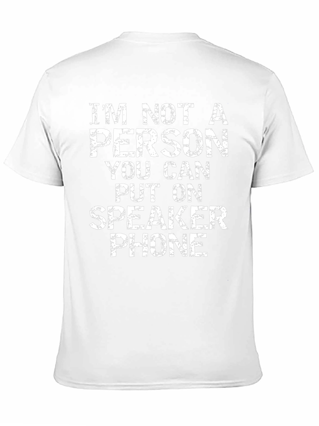 Speaker Phone T-Shirt - Sarcastic Humor Tee