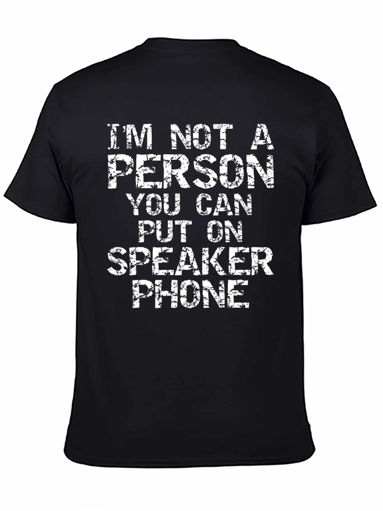 Speaker Phone T-Shirt - Sarcastic Humor Tee