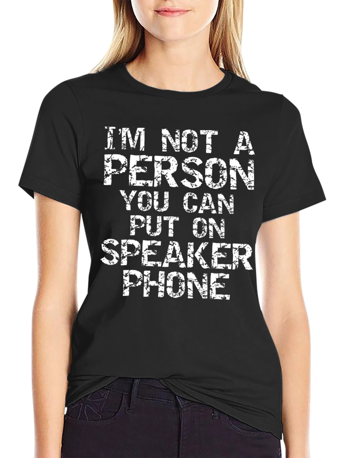 Speaker Phone T-Shirt - Sarcastic Humor Tee