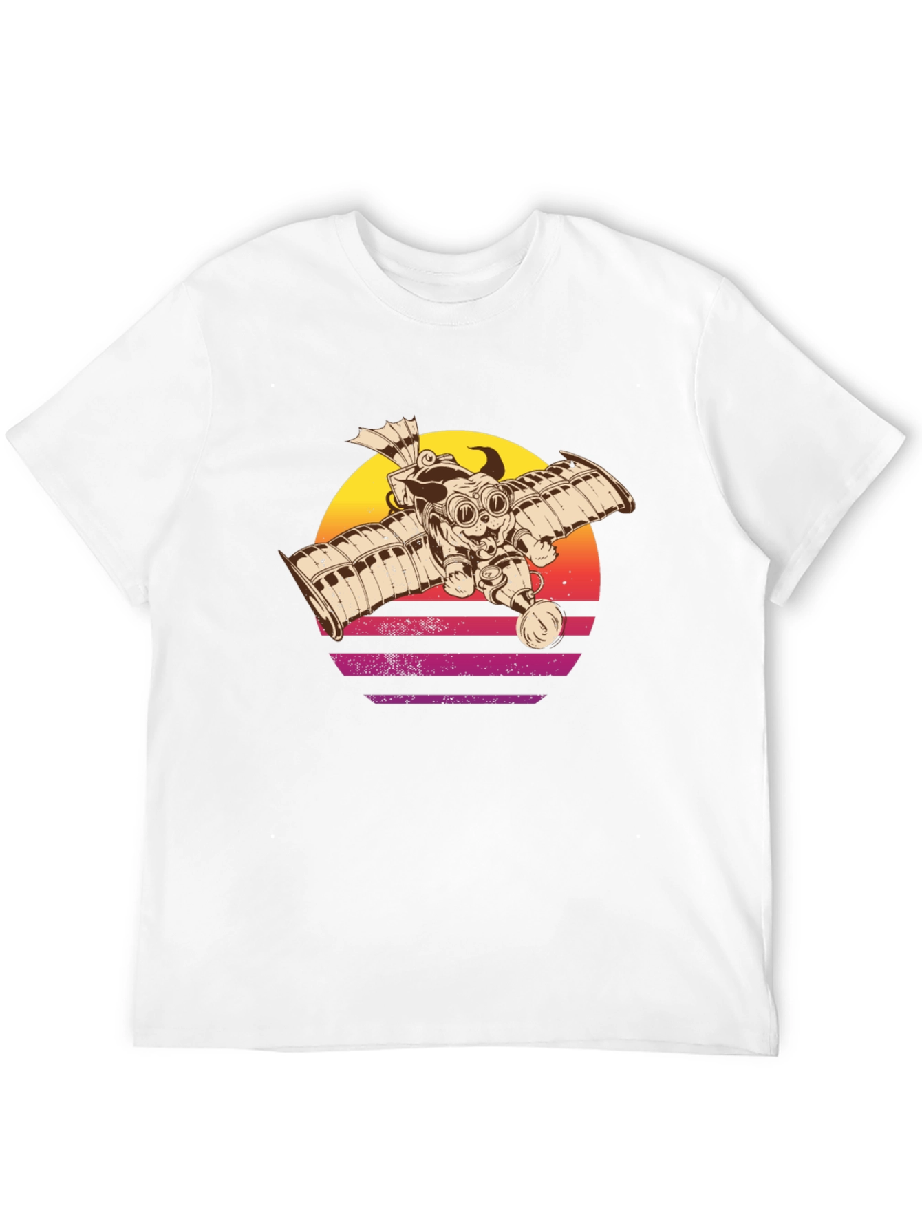 Steampunk Pug Pilot T-Shirt