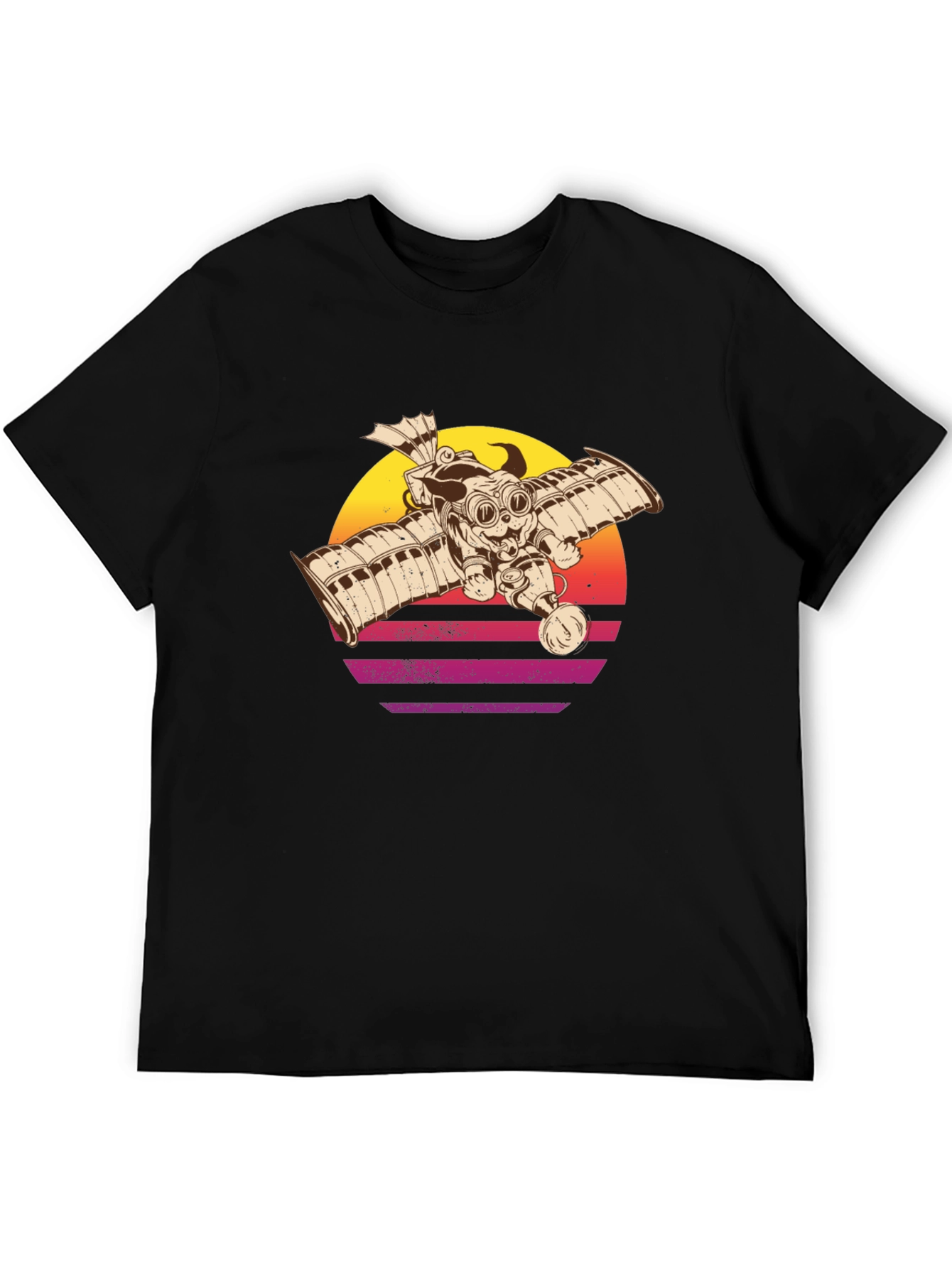 Steampunk Pug Pilot T-Shirt