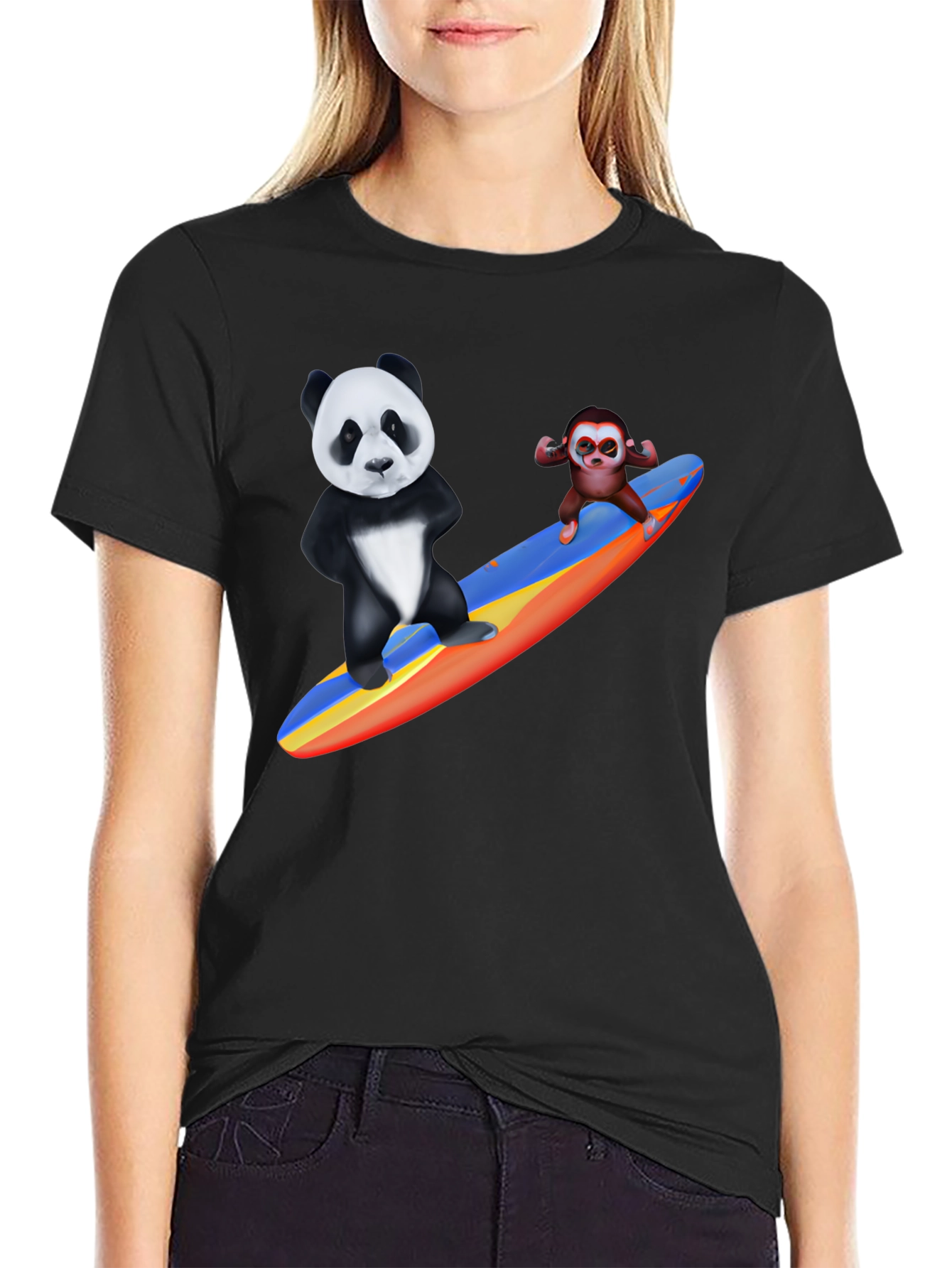 Surfs Up Panda T-Shirt