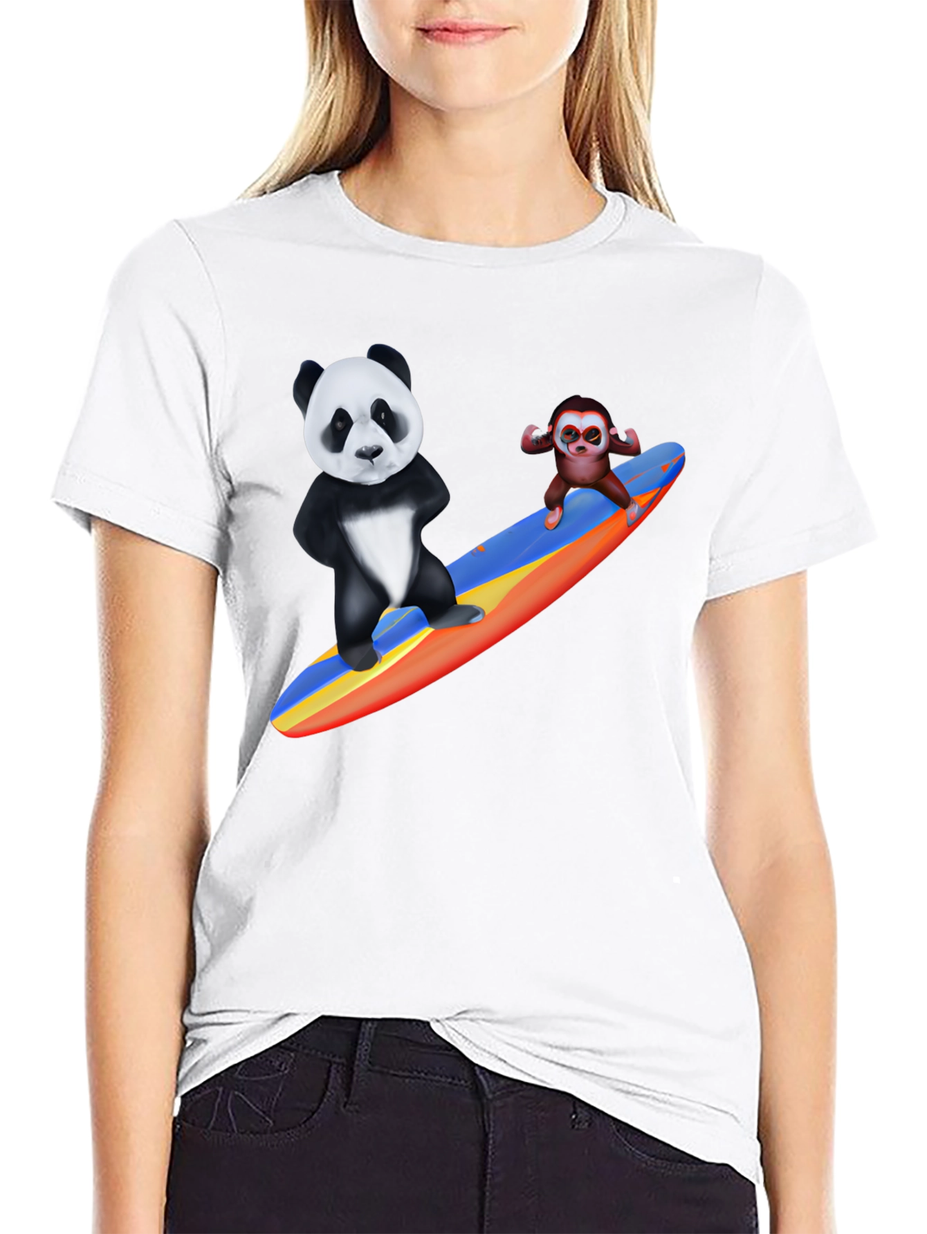 Surfs Up Panda T-Shirt