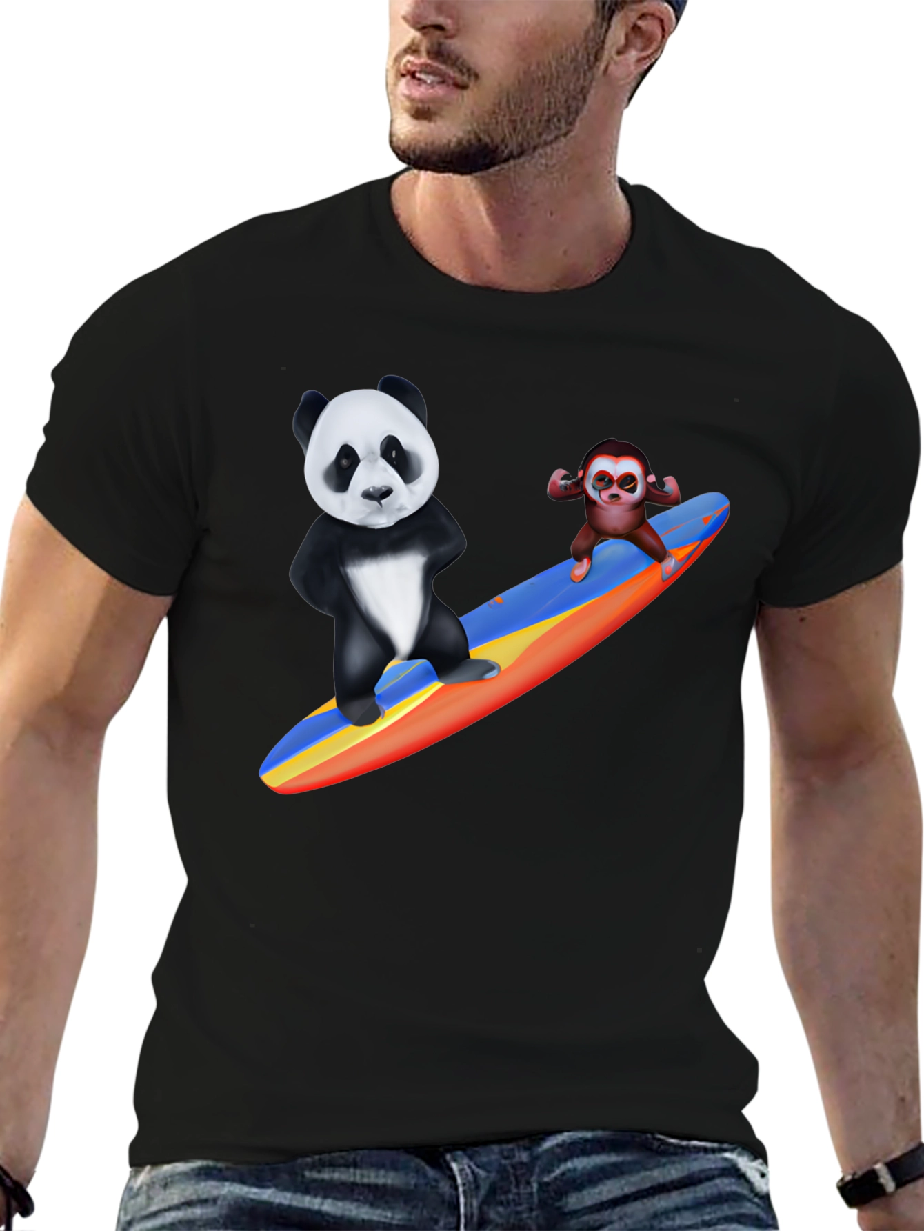 Surfs Up Panda T-Shirt