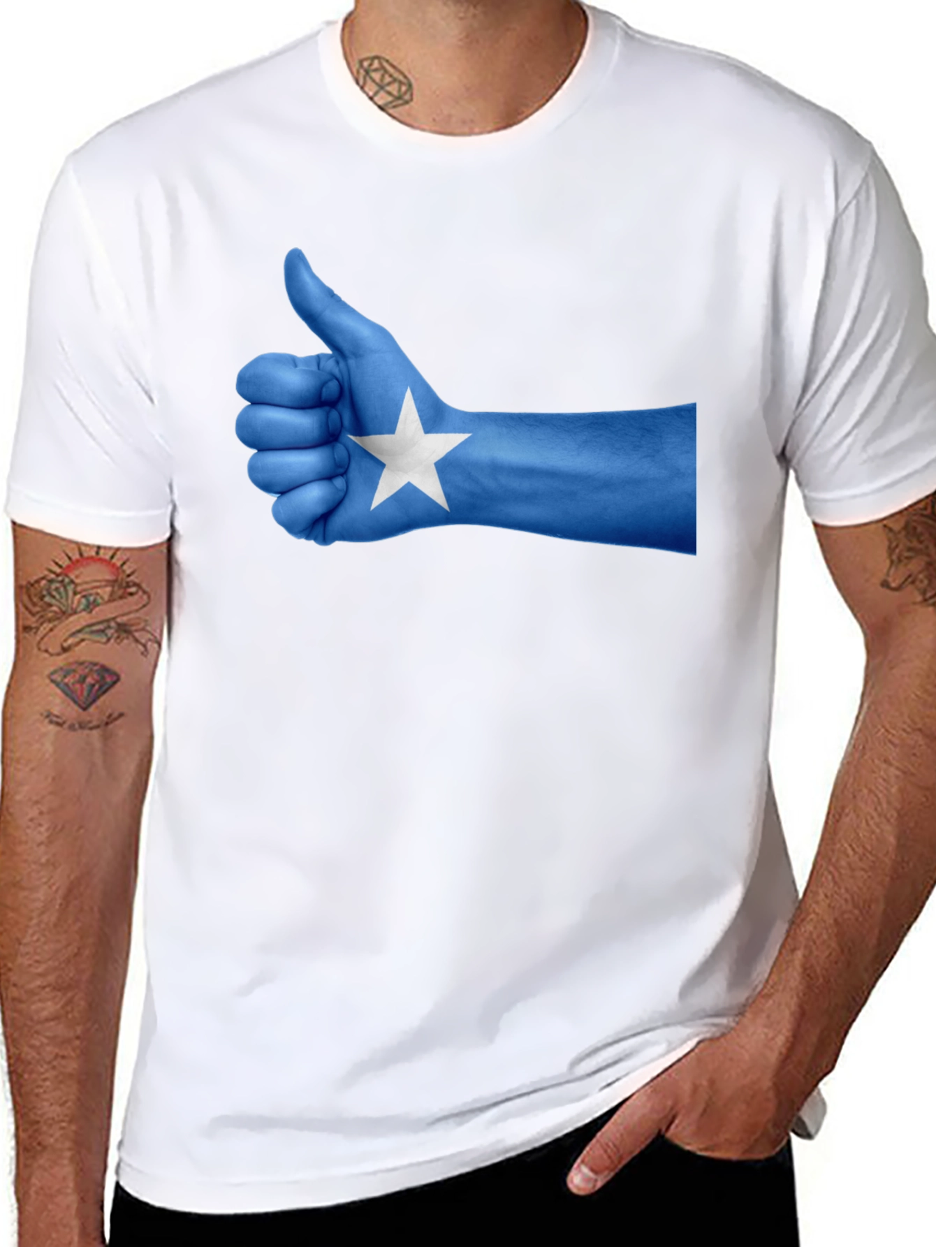 Somalia Flag Thumbs Up T-Shirt