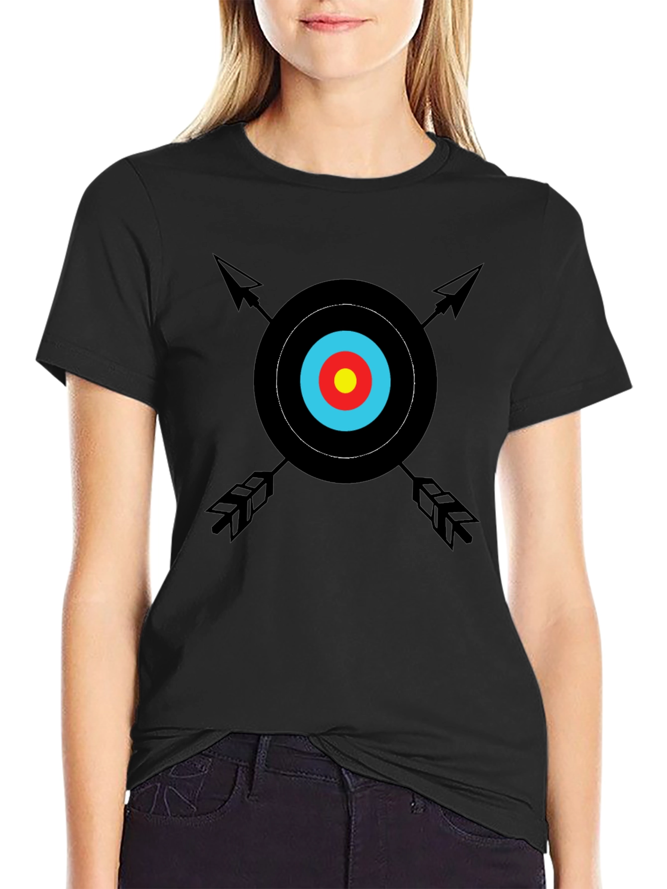Archery Target Graphic Tee - Classic Design