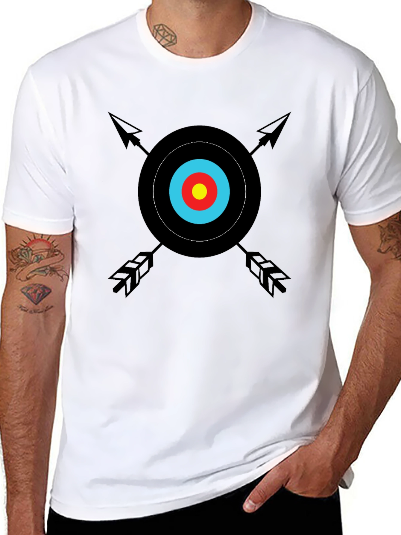 Archery Target Graphic Tee - Classic Design
