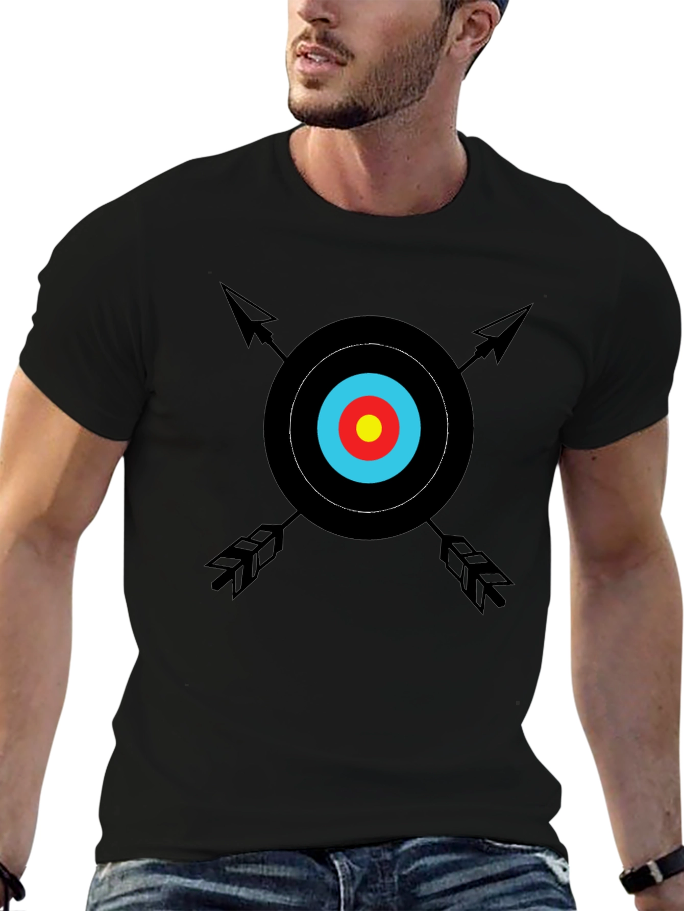Archery Target Graphic Tee - Classic Design