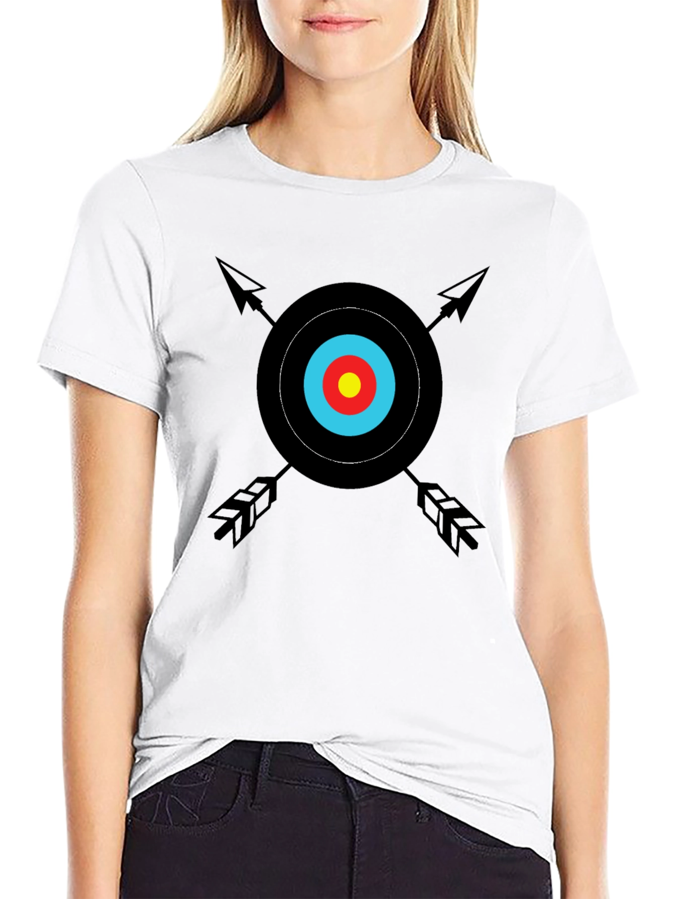 Archery Target Graphic Tee - Classic Design