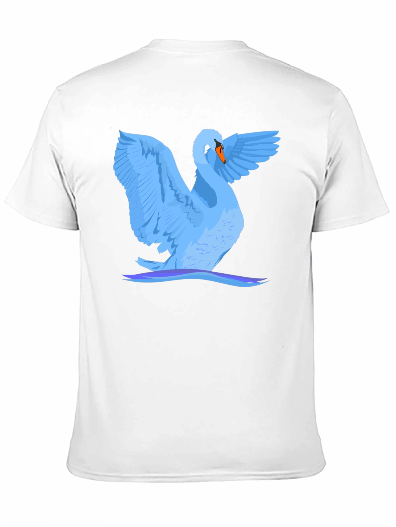 Swan Graphic Black T-Shirt