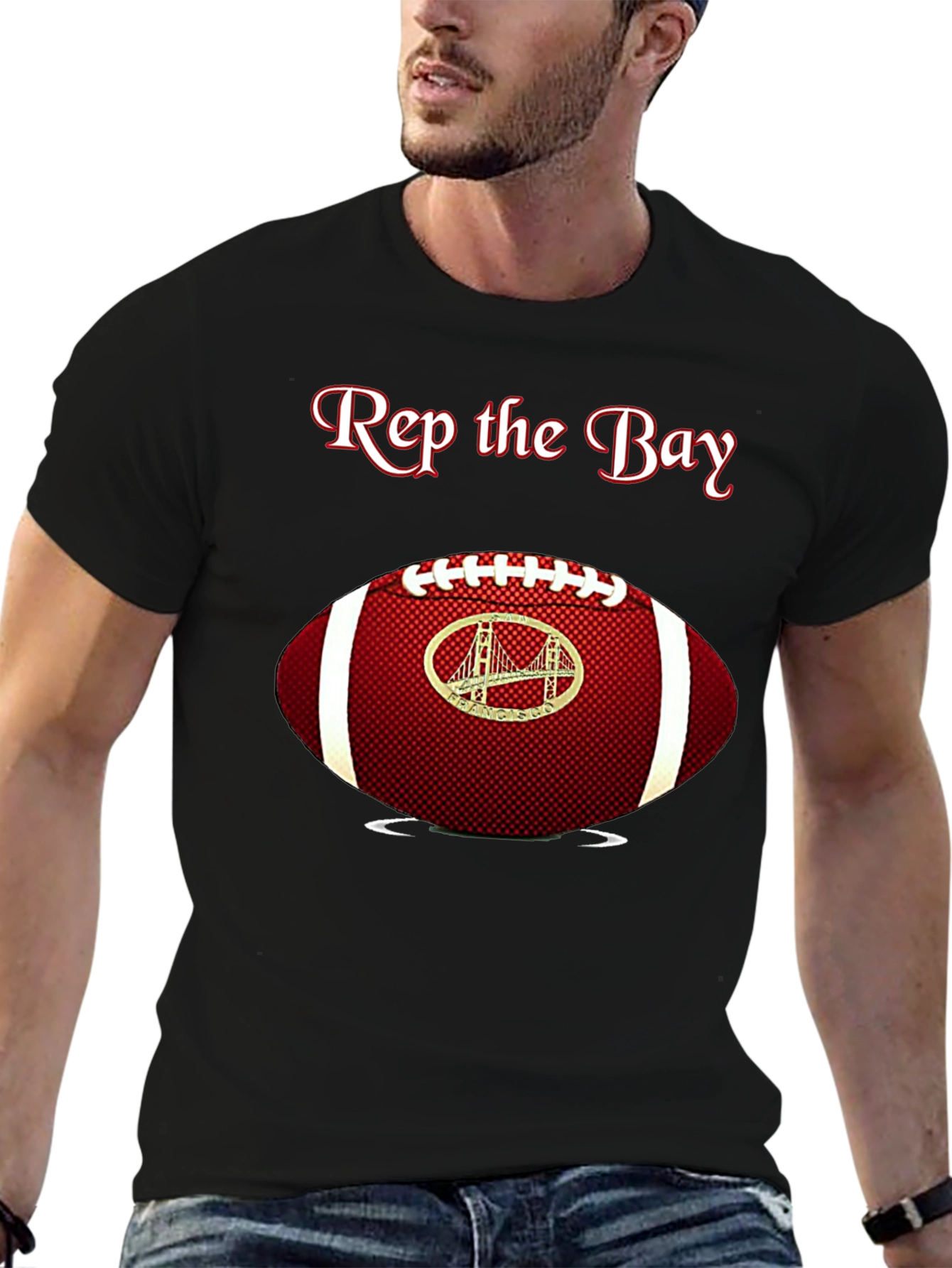 Rep the Bay Football T-Shirt