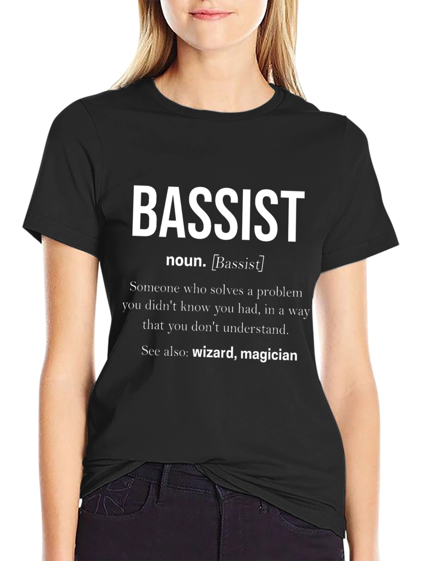 Bassist Definition T-Shirt - Musician Humor Tee