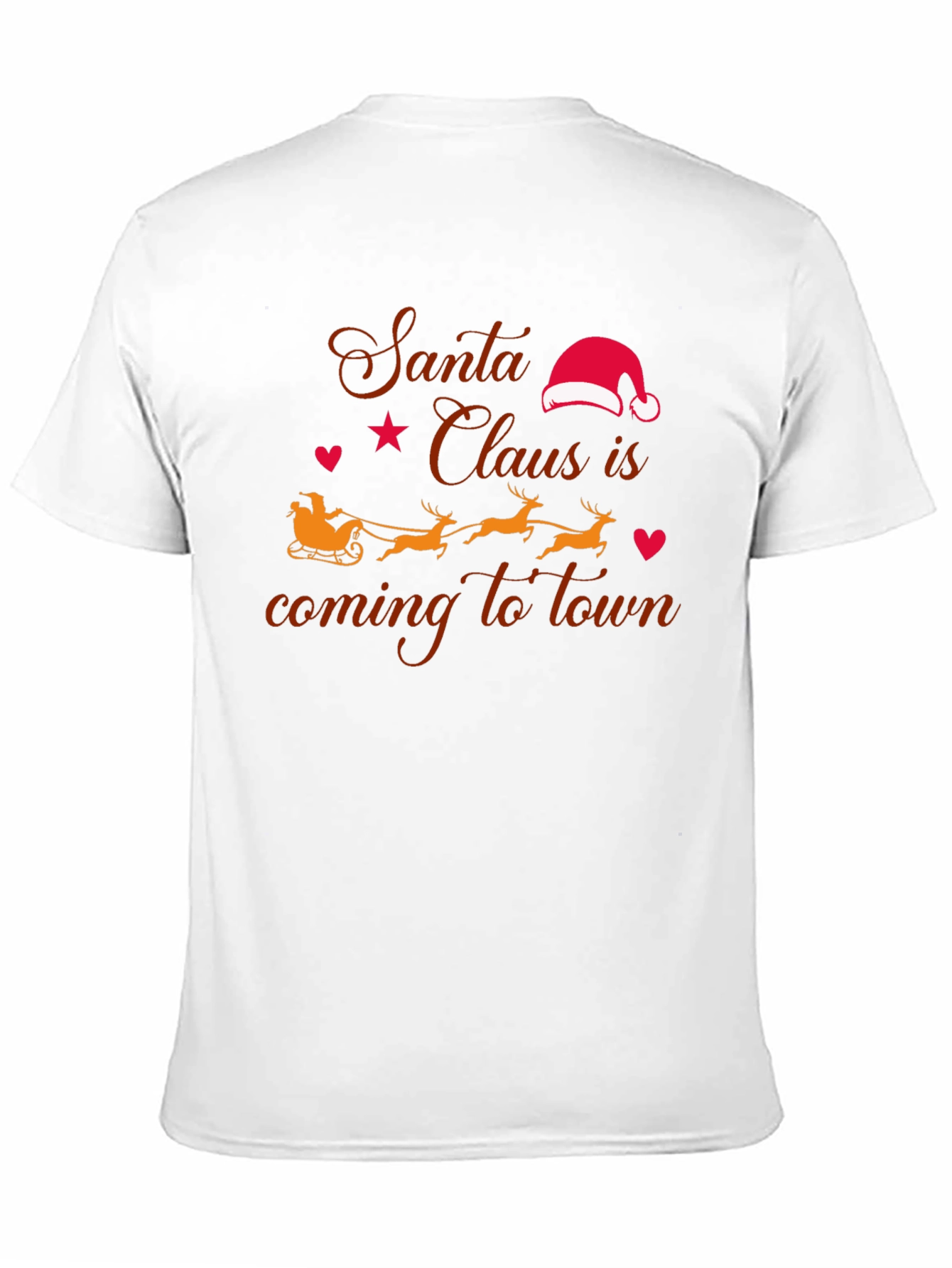 Santas Coming to Town T-Shirt - Holiday Cheer