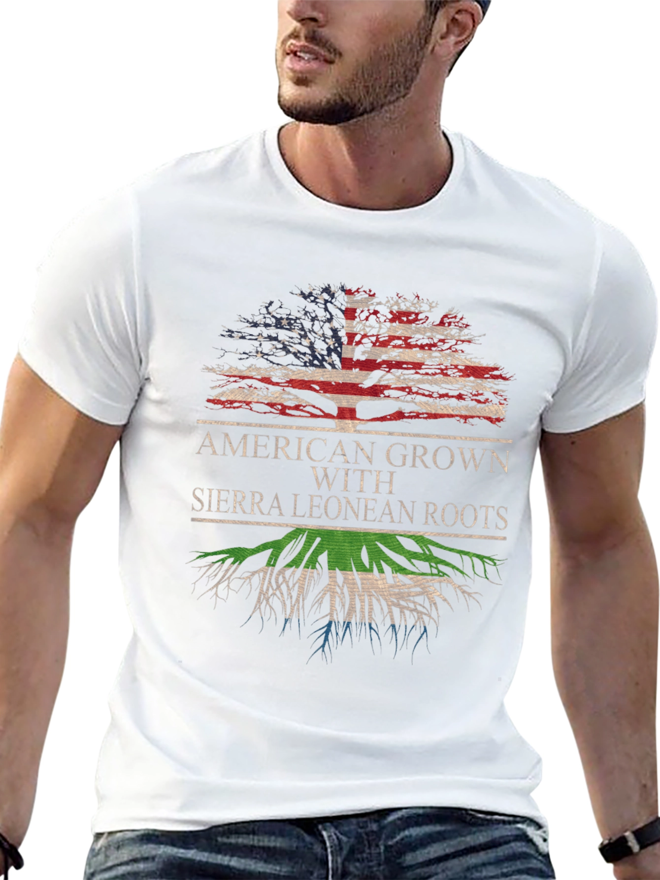 American Grown Sierra Leonean Roots T-Shirt