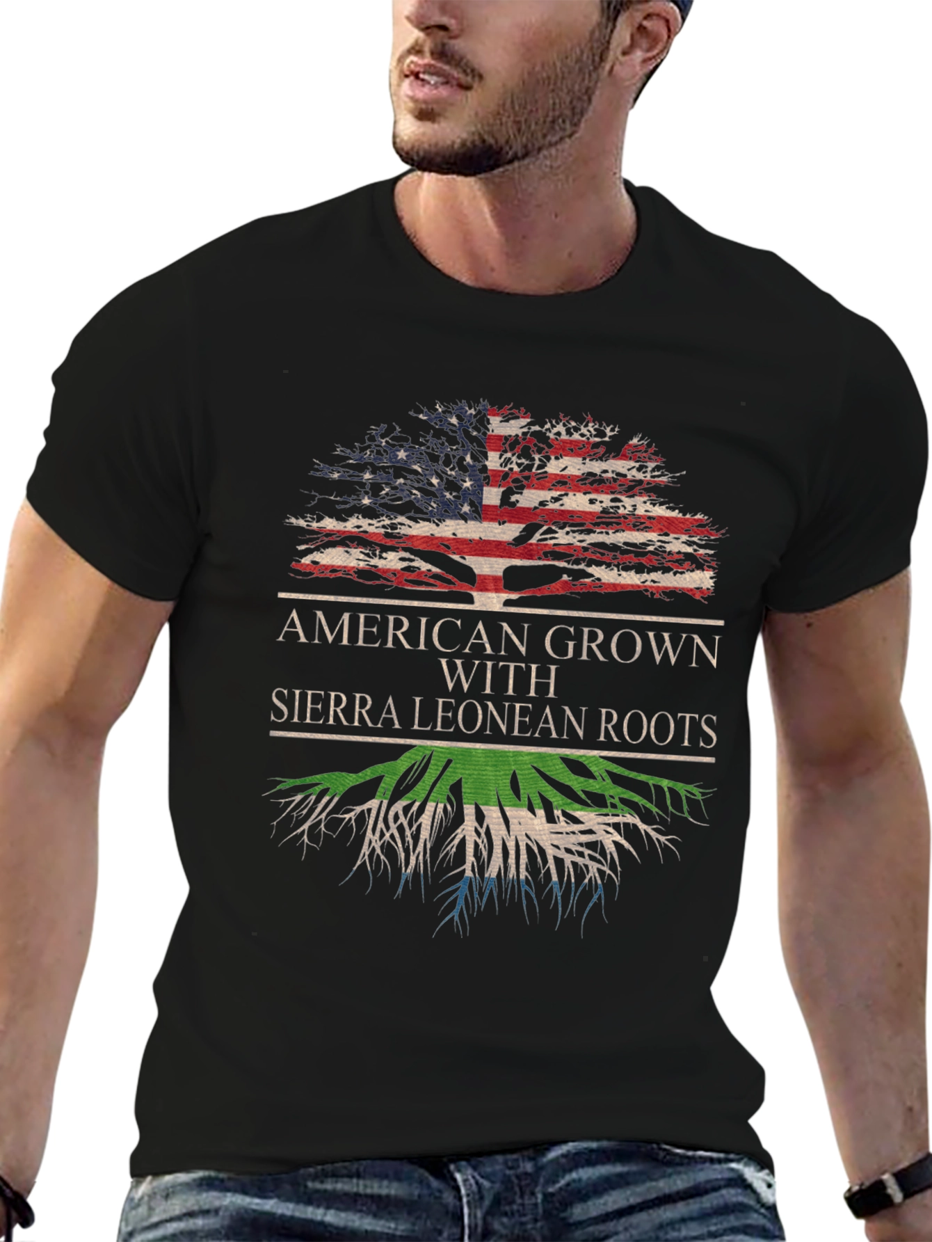 American Grown Sierra Leonean Roots T-Shirt
