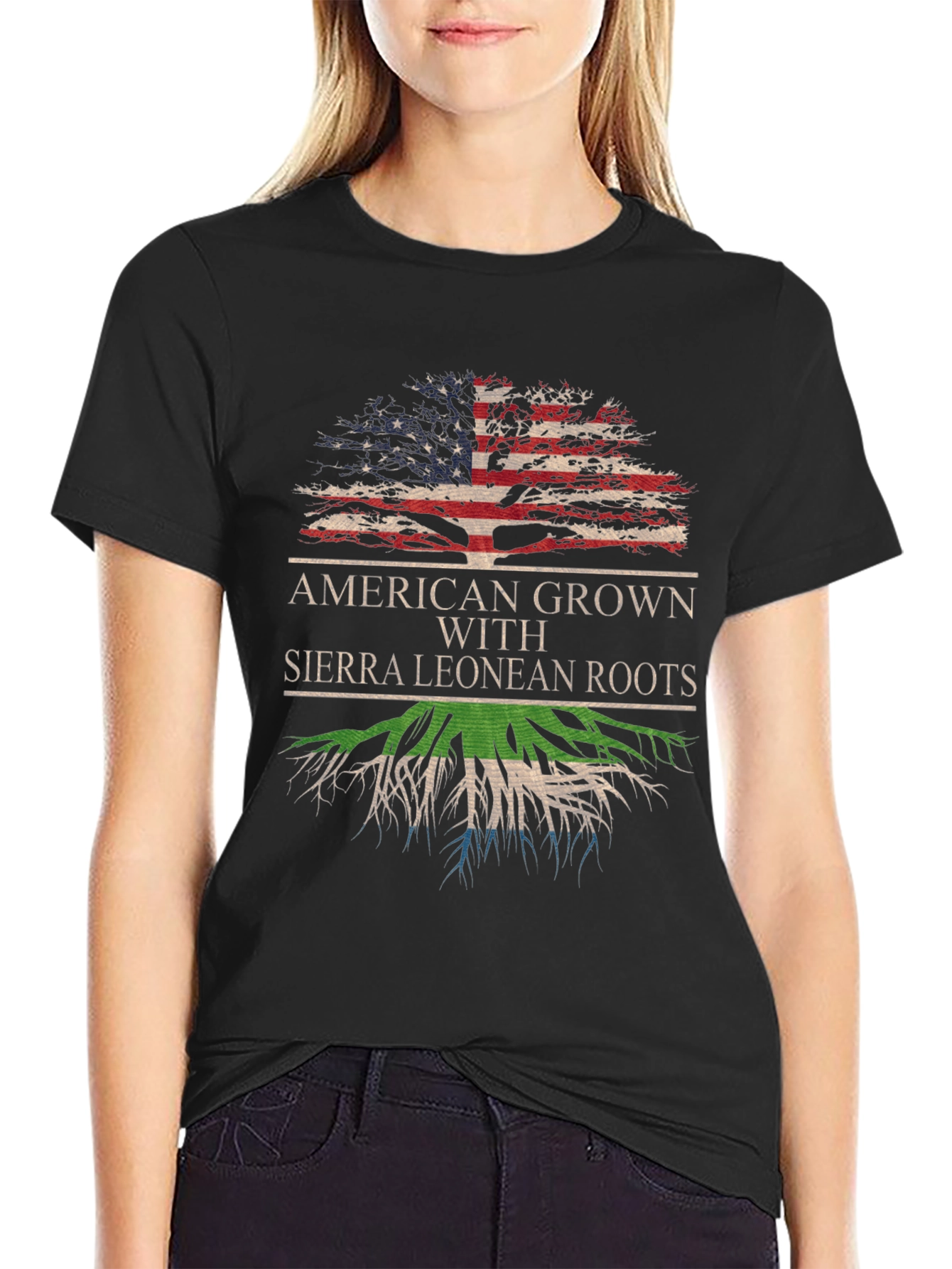 American Grown Sierra Leonean Roots T-Shirt