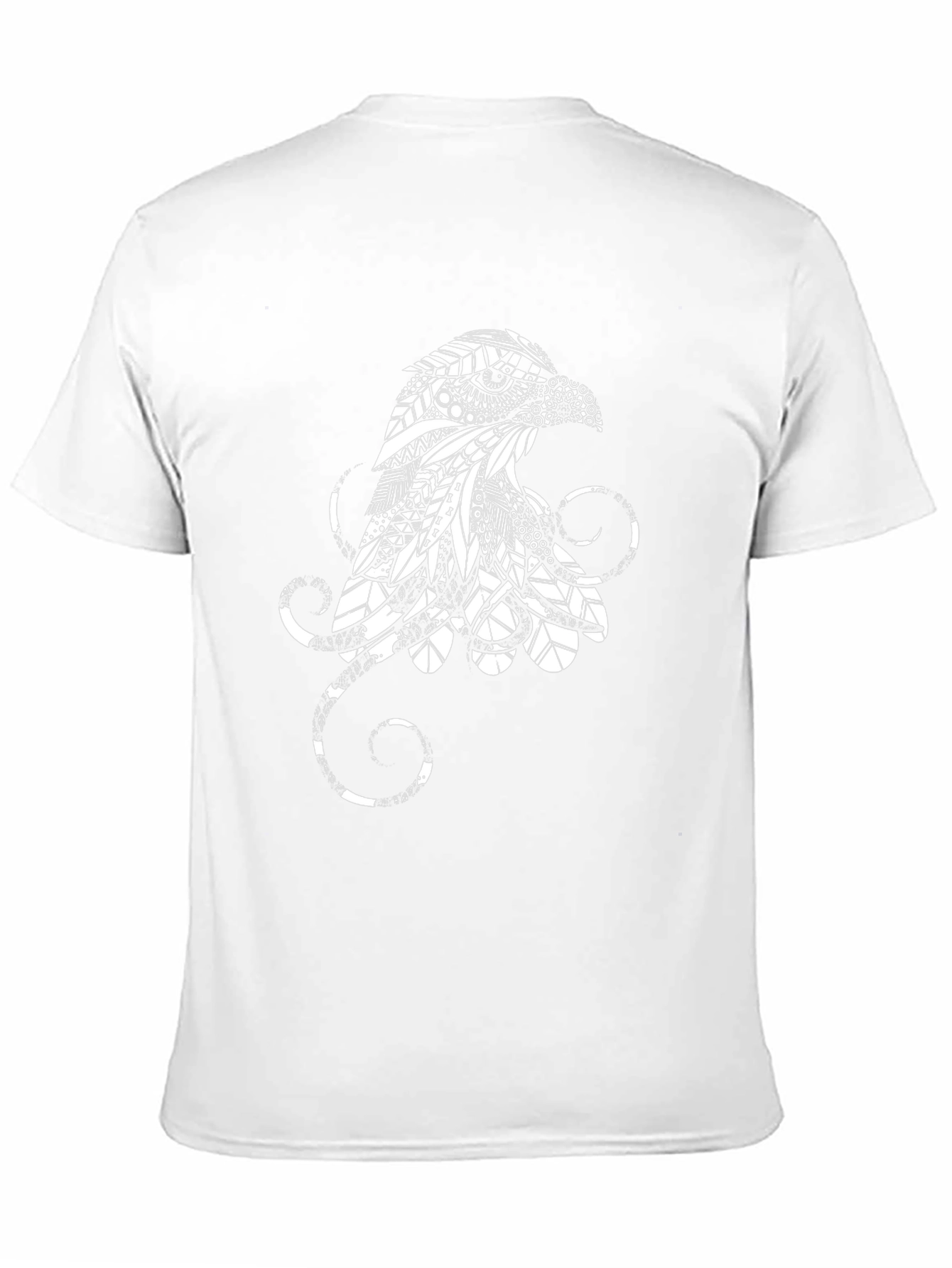 Abstract Eagle Graphic Black T-Shirt