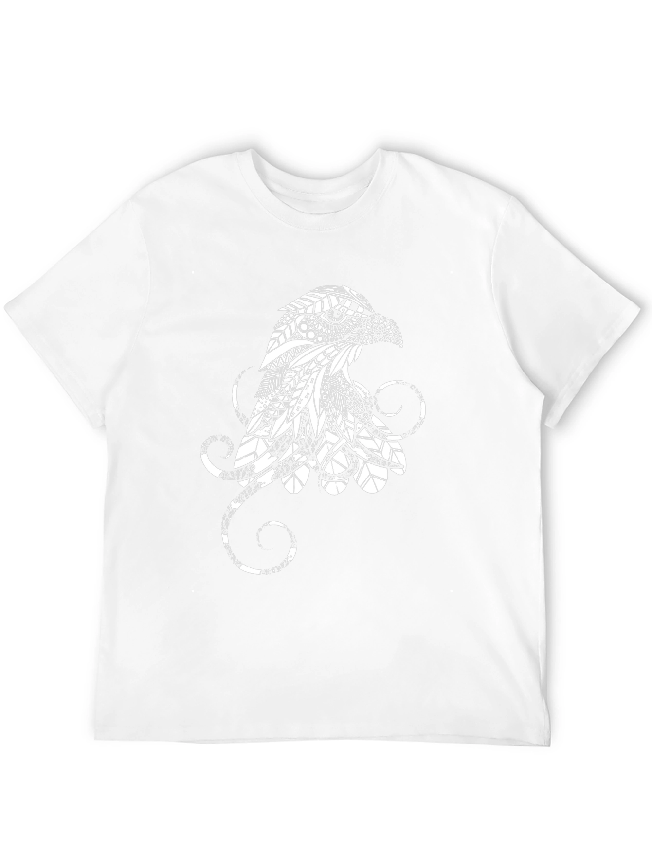 Abstract Eagle Graphic Black T-Shirt