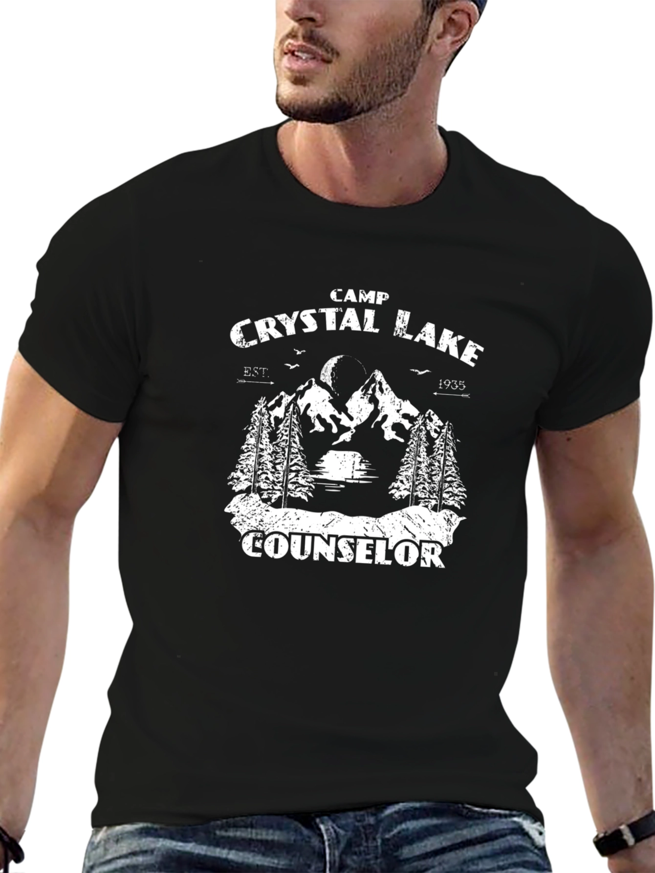 Camp Crystal Lake Counselor T-Shirt - Black
