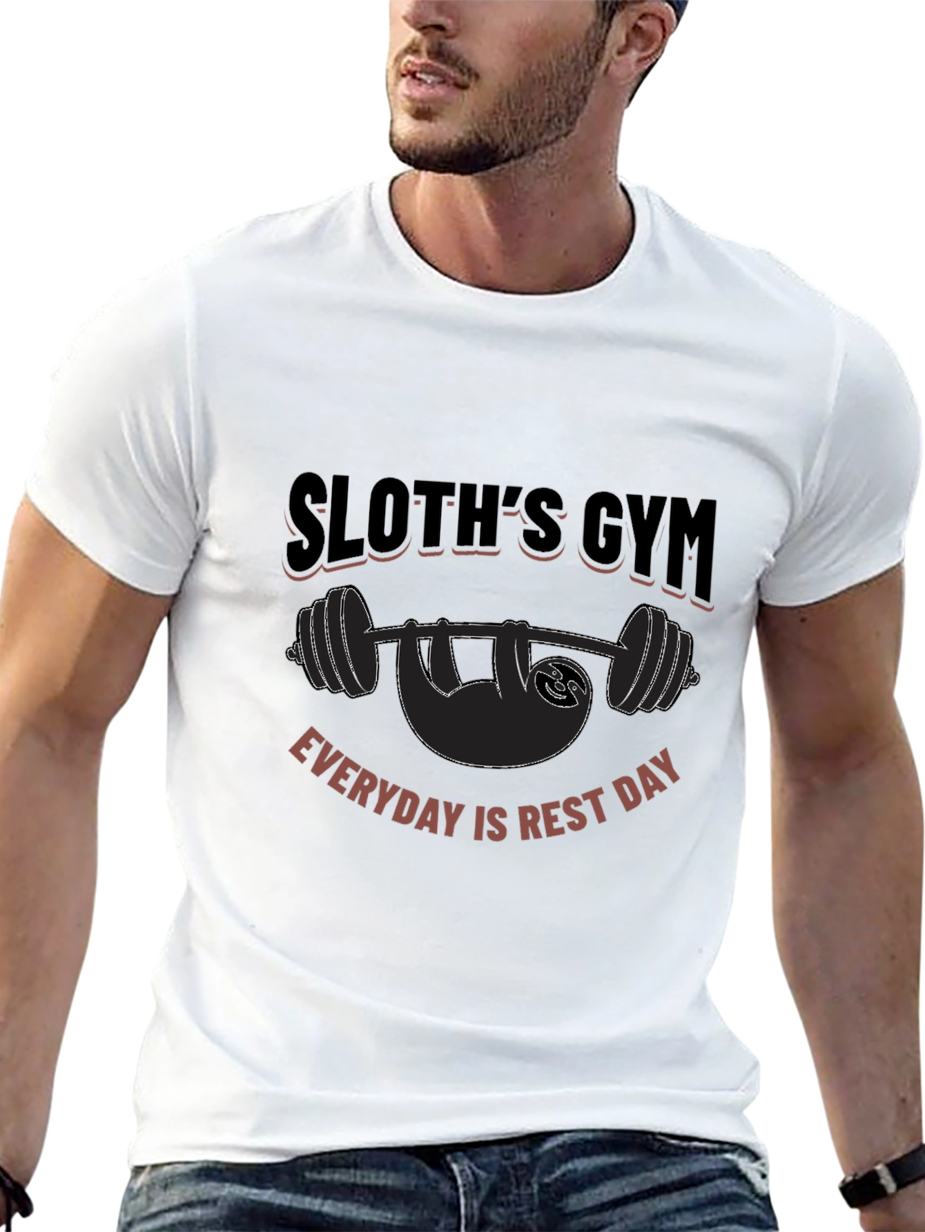Sloths Gym T-Shirt - Everyday is Rest Day