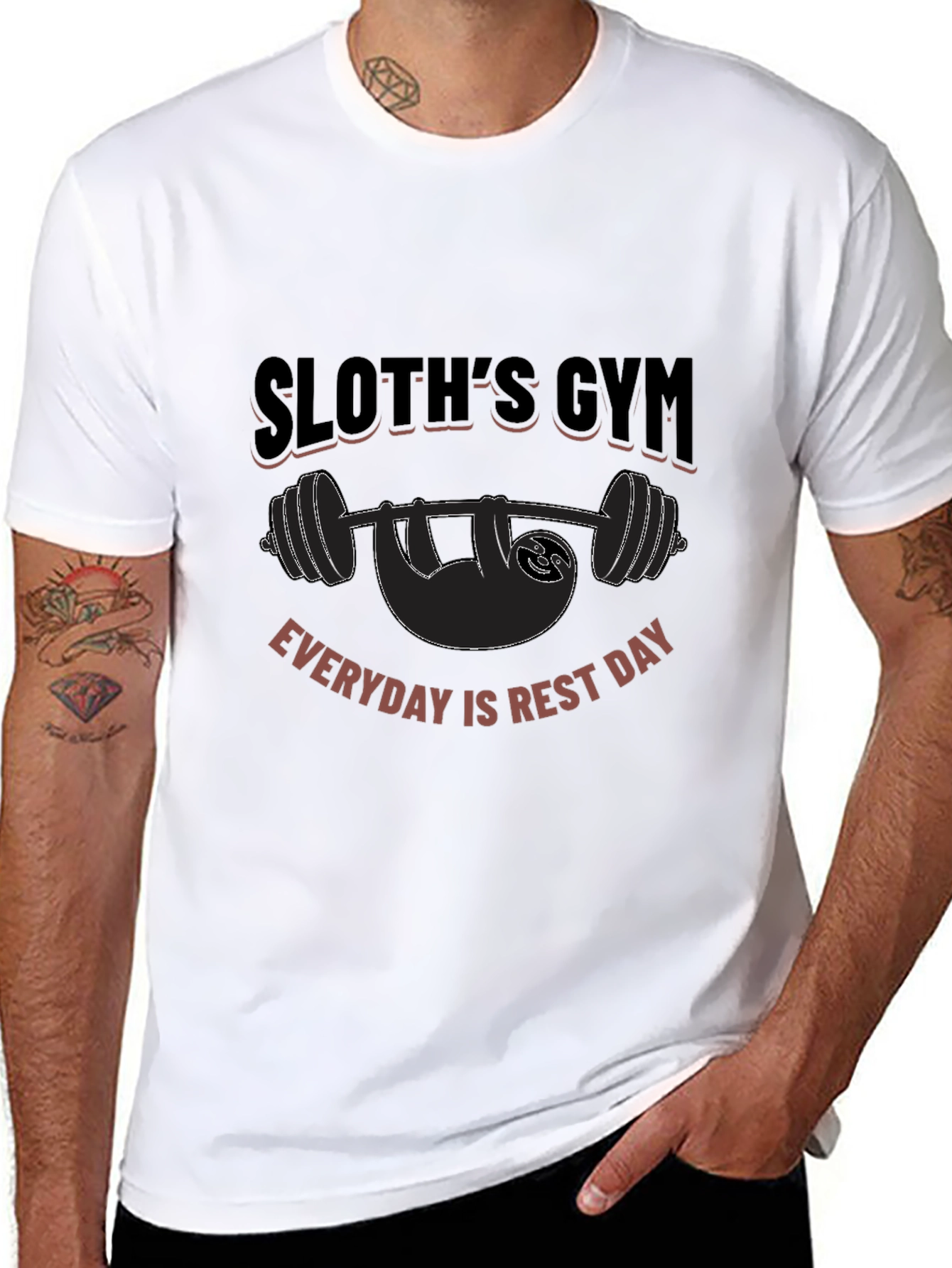 Sloths Gym T-Shirt - Everyday is Rest Day