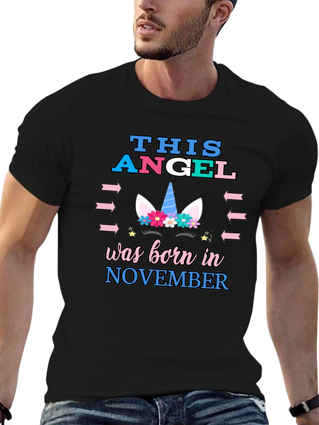 This Angel Born in November T-Shirt