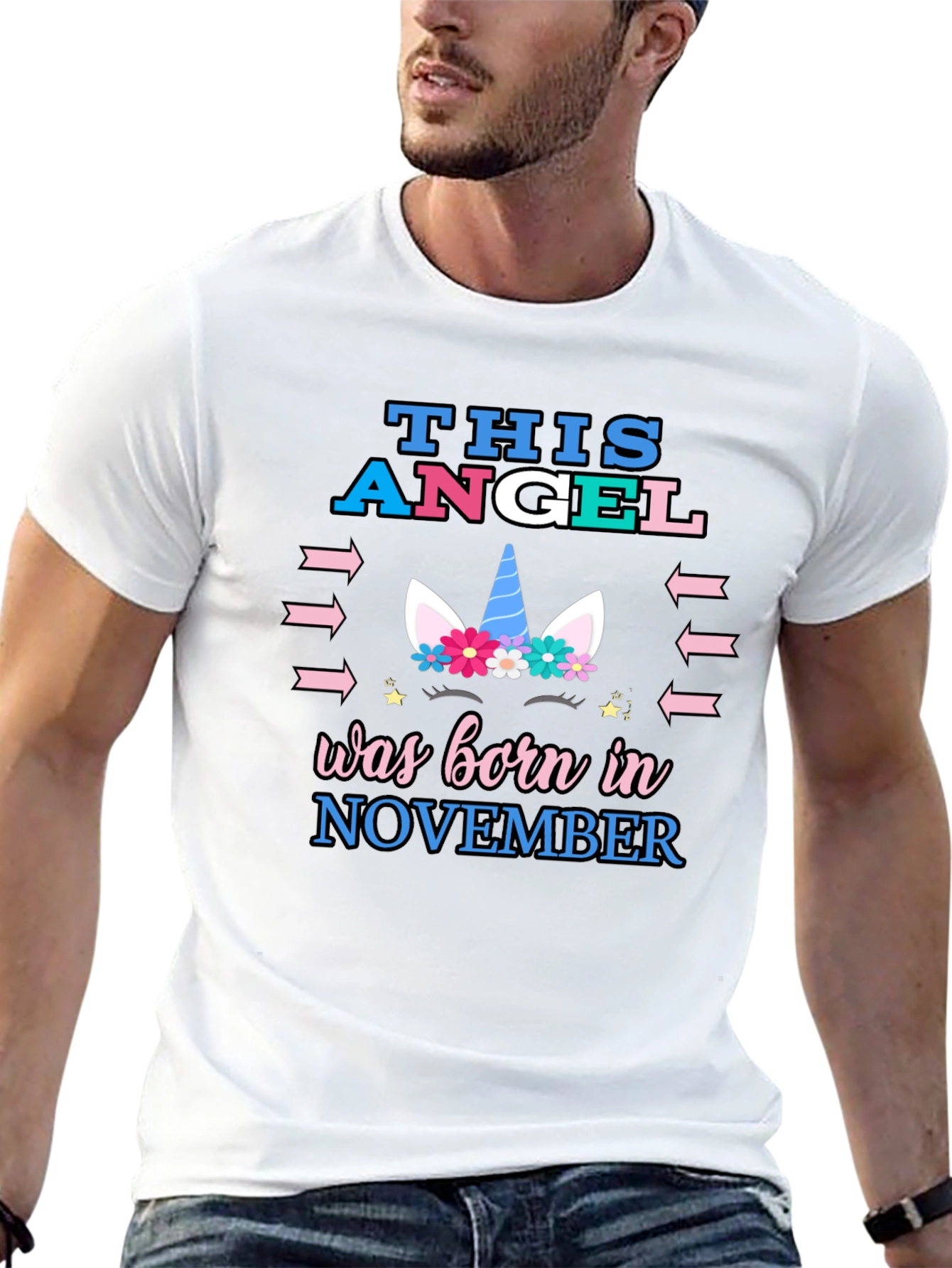 This Angel Born in November T-Shirt