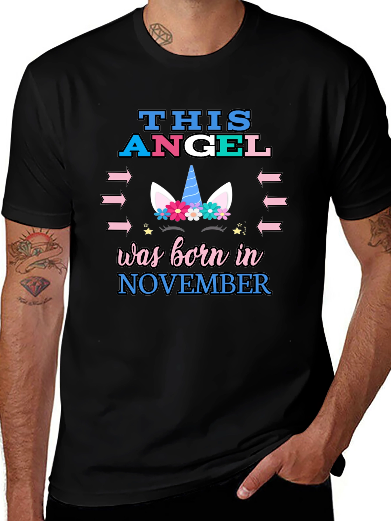 This Angel Born in November T-Shirt