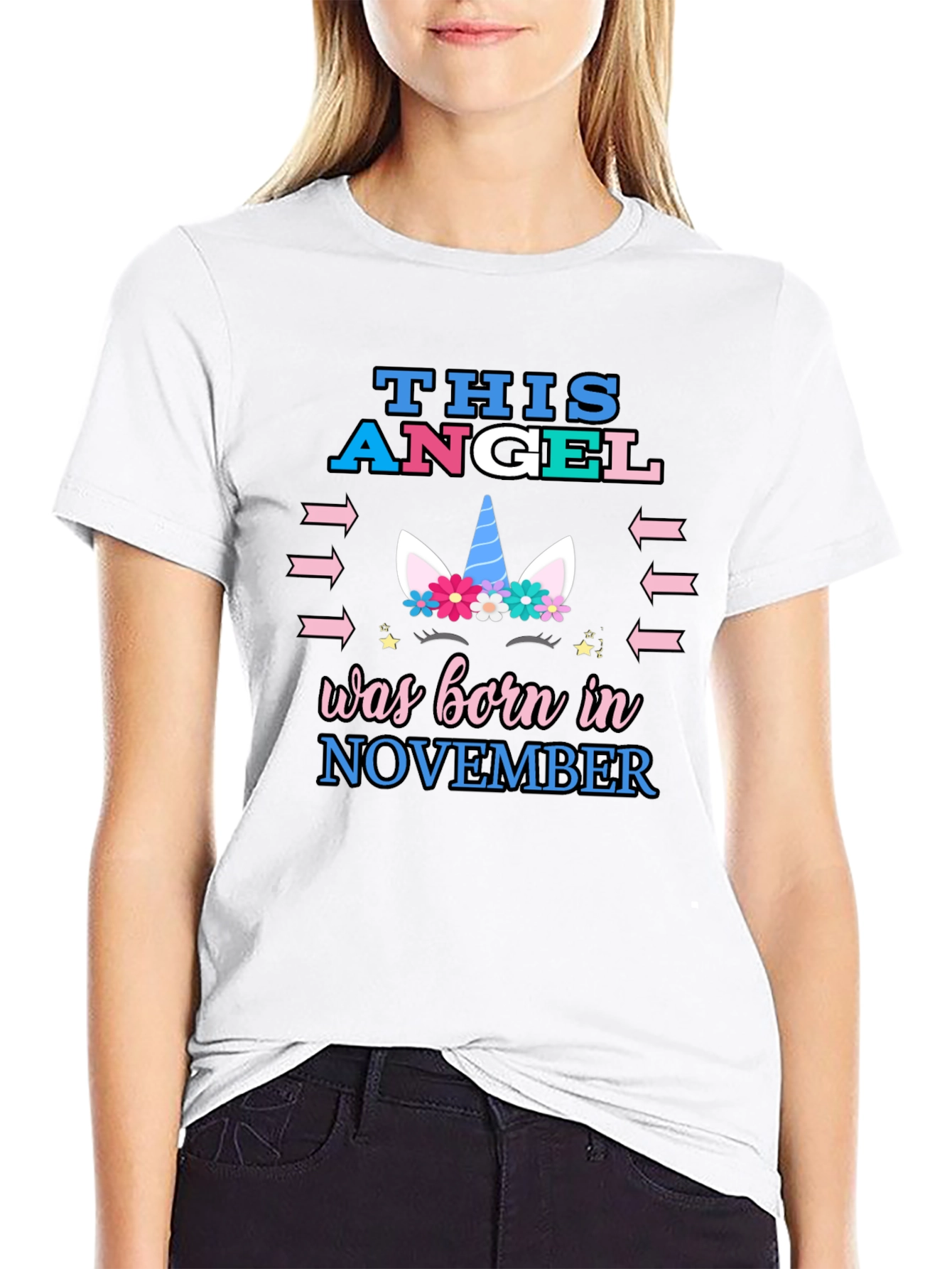 This Angel Born in November T-Shirt