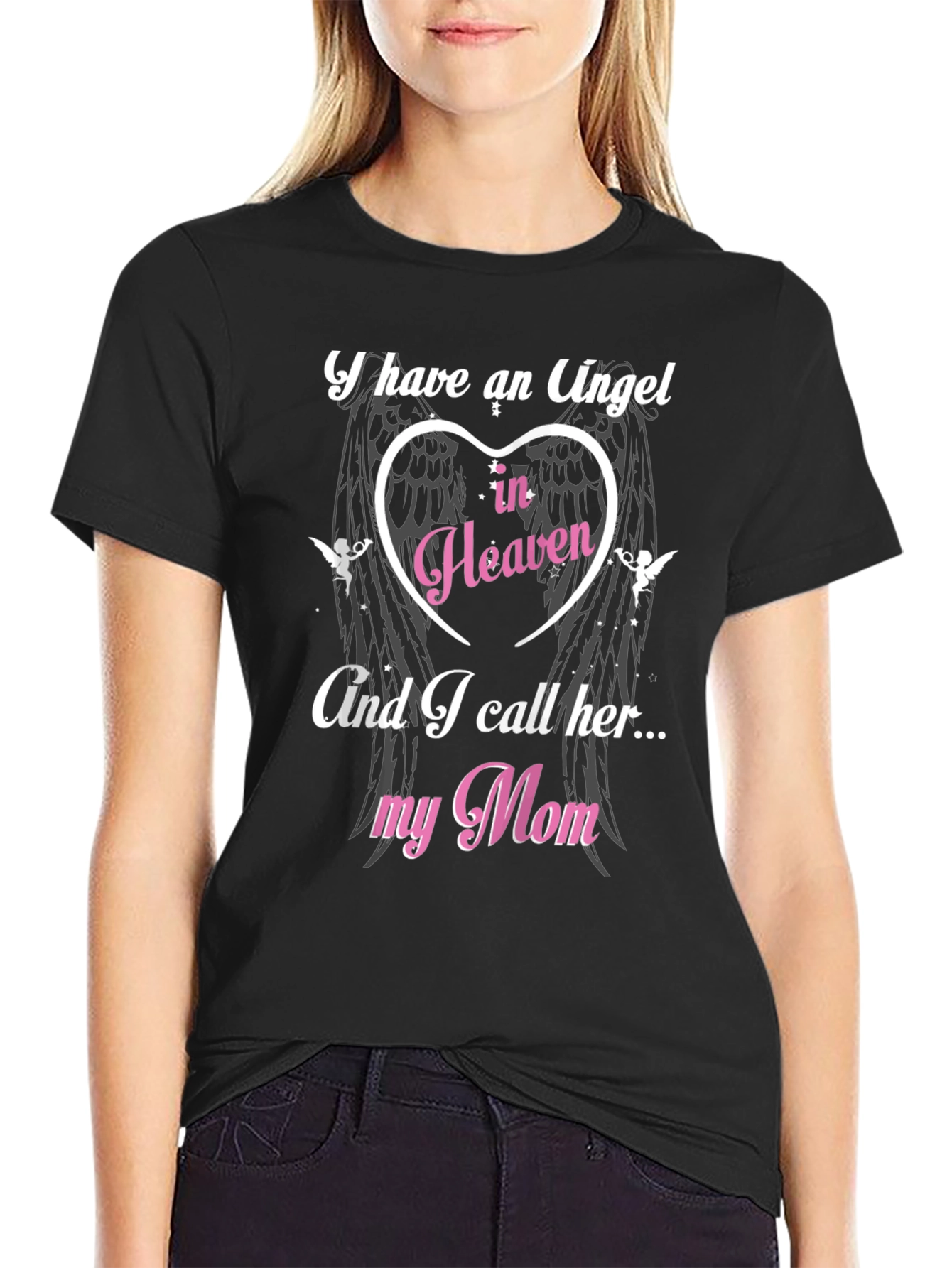 Angel Mom Memorial T-Shirt